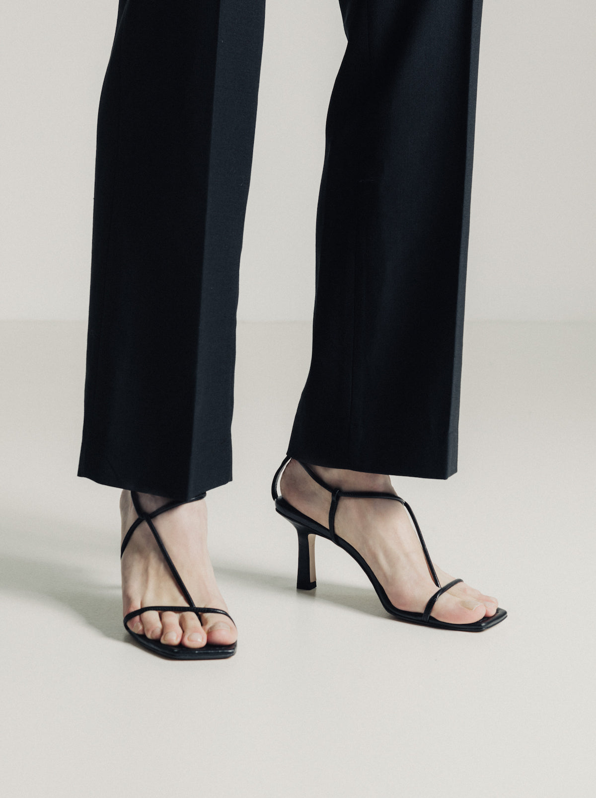 The Strappy Sandal | Black The Strappy Sandal | Black