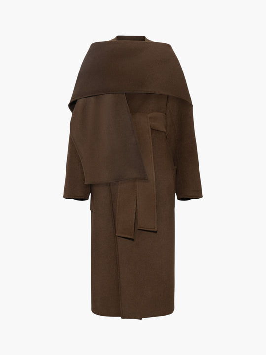 Cape Coat | Brown