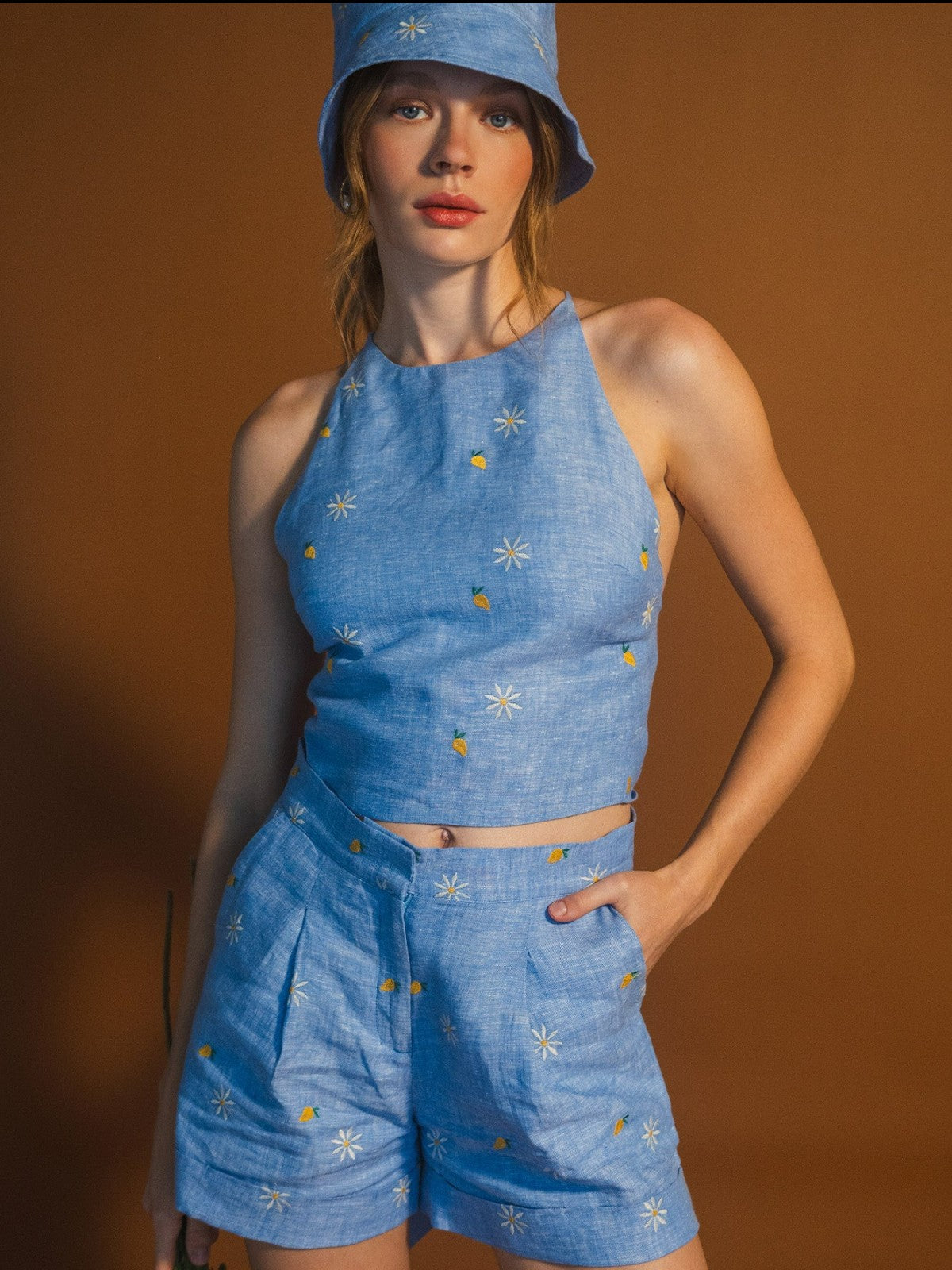 Mango Short | Camomille Blue Mango Short | Camomille Blue