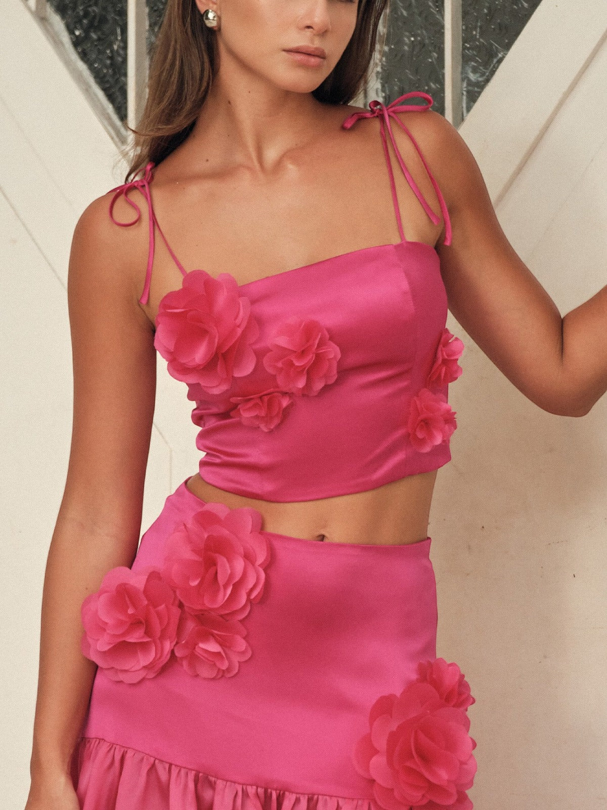 Marigold Top | Hibiscus Pink Marigold Top | Hibiscus Pink