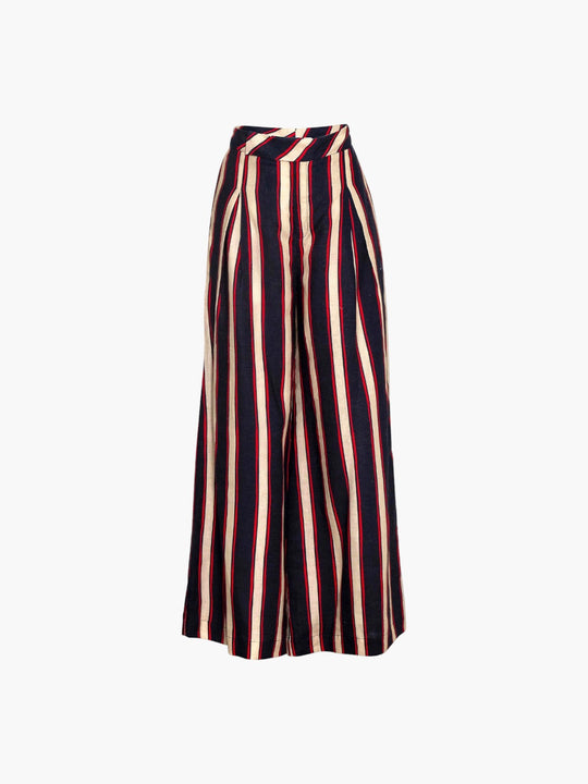 Marine Stripe Pant | Cavier Midnight