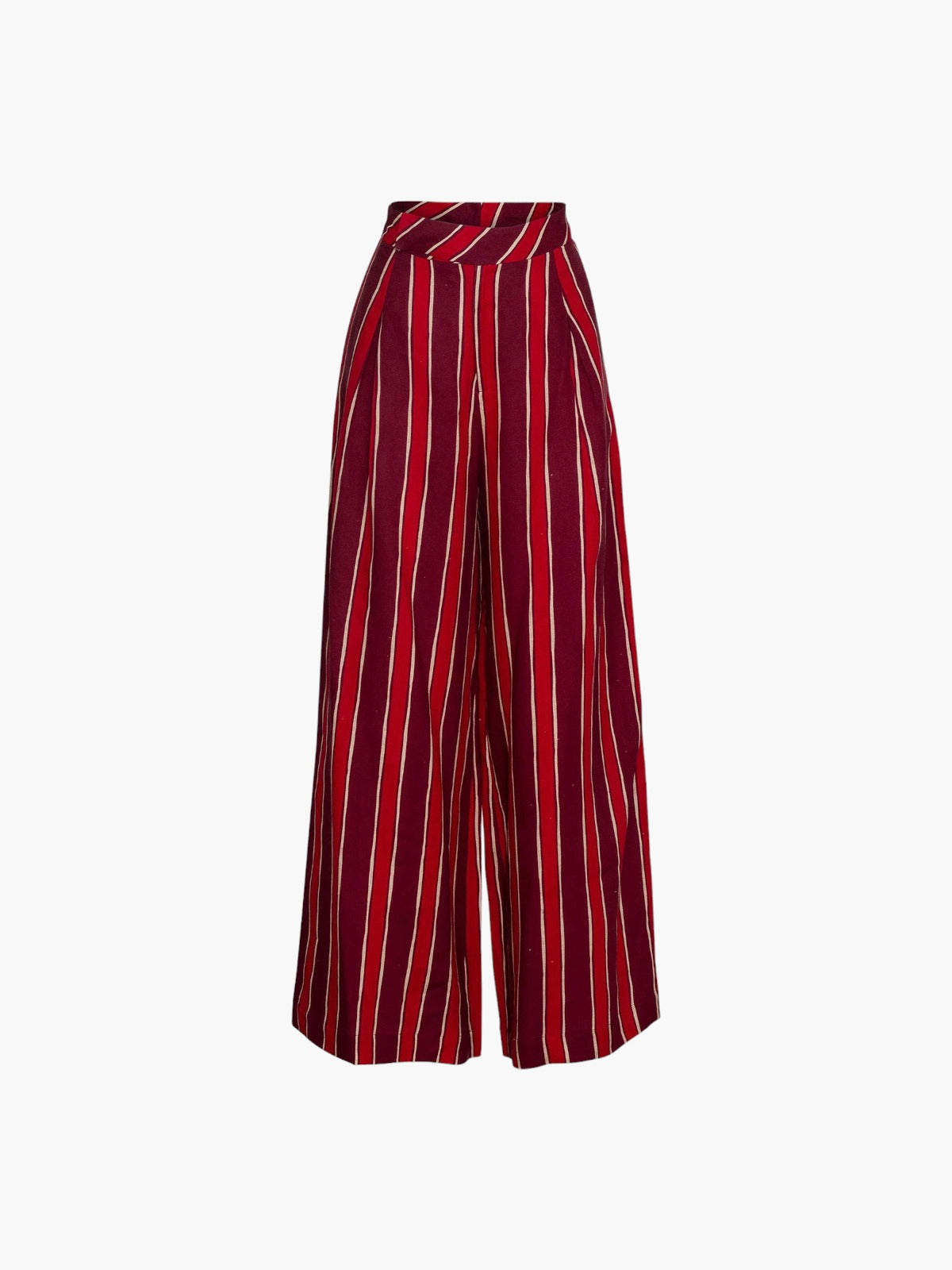Marine Stripe Pant | Red