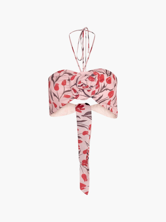 Secret Garden Crop Top | Pink