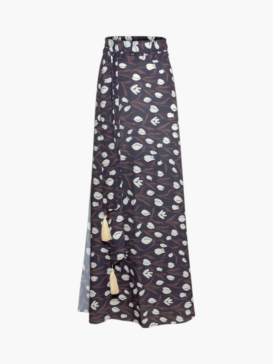 Secret Garden Sarong | Navy