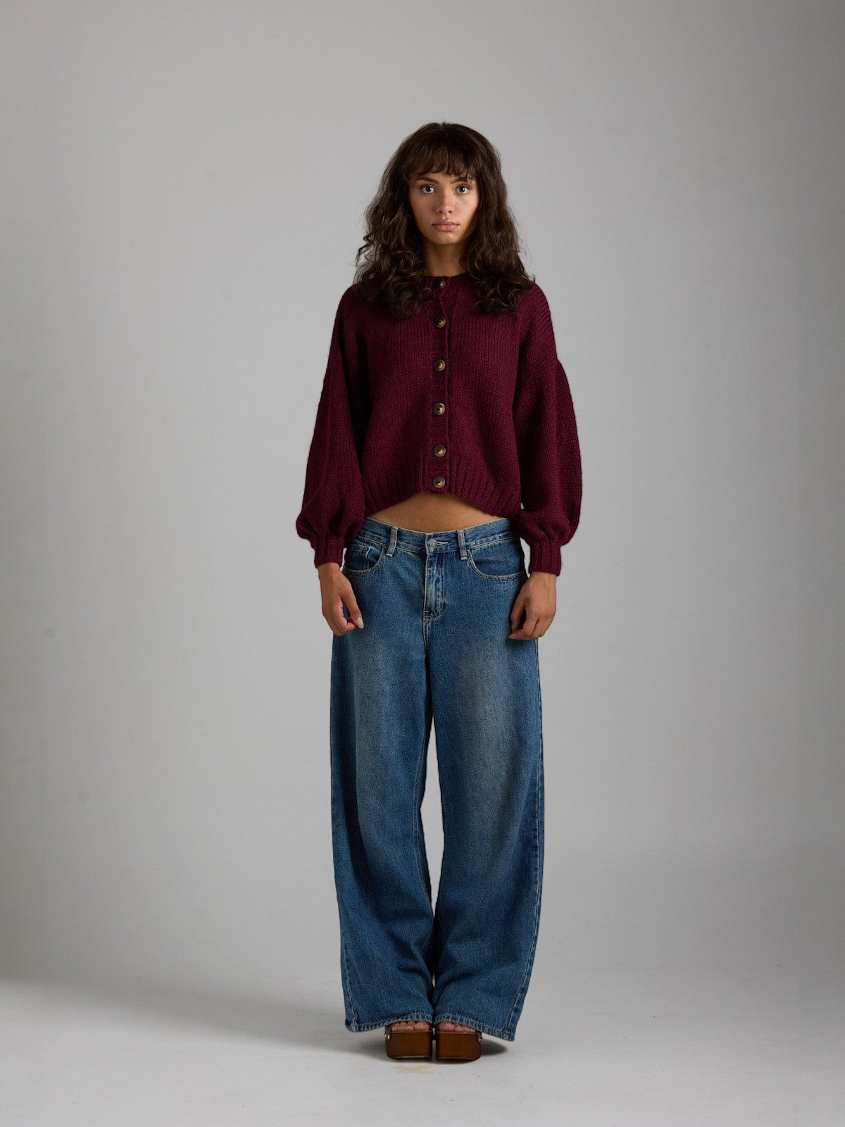 Frenchie Sweater | Burgundy