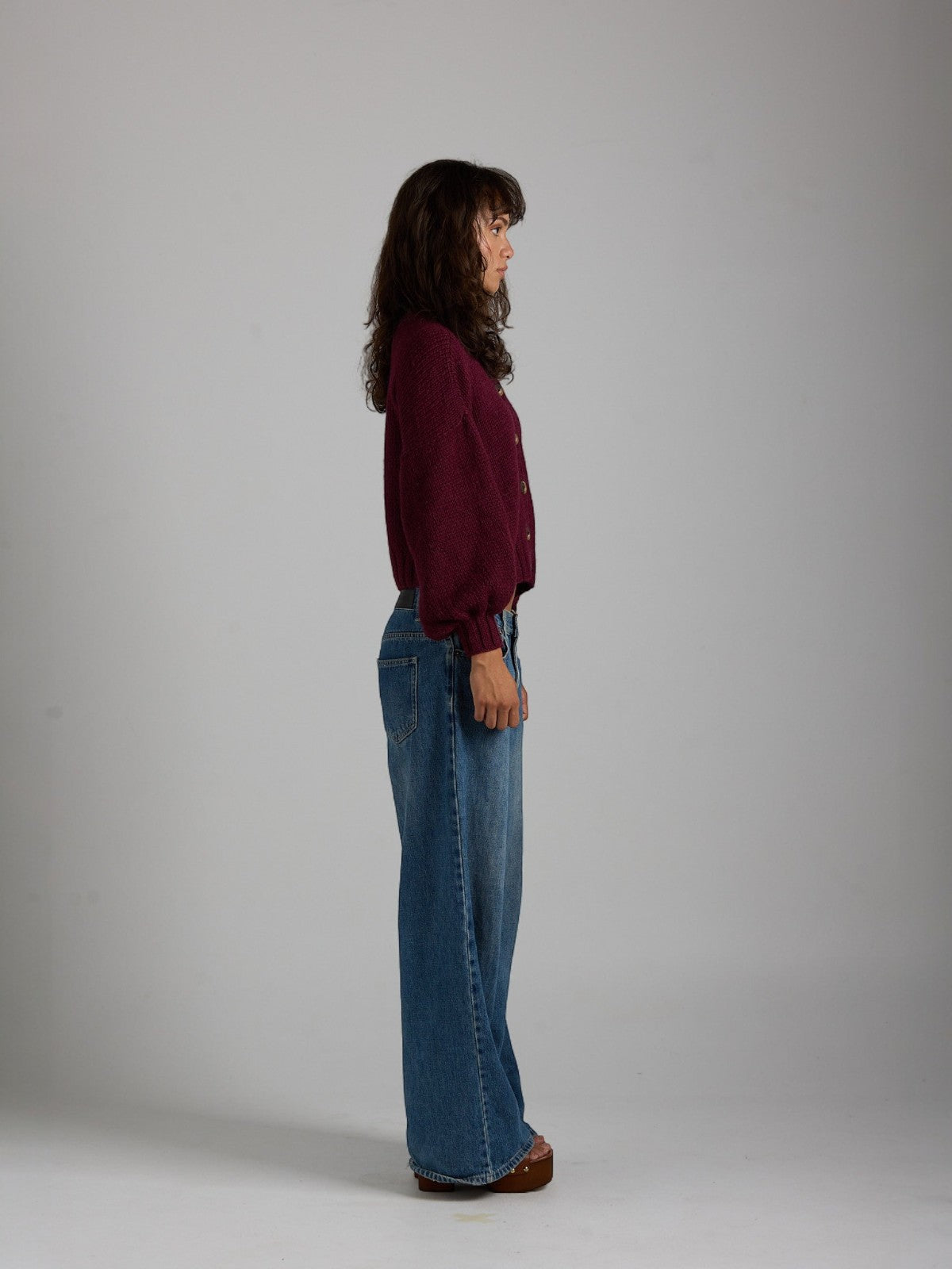 Frenchie Sweater | Burgundy Frenchie Sweater | Burgundy