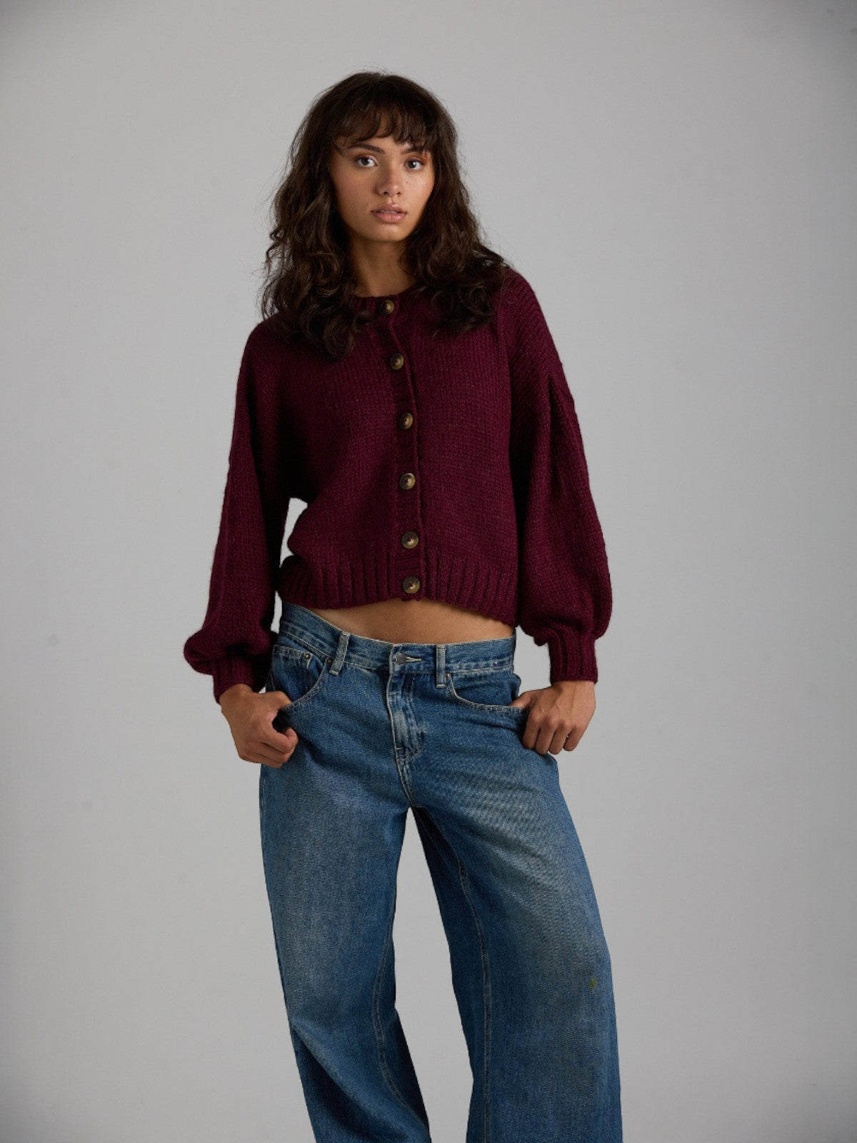 Frenchie Sweater | Burgundy