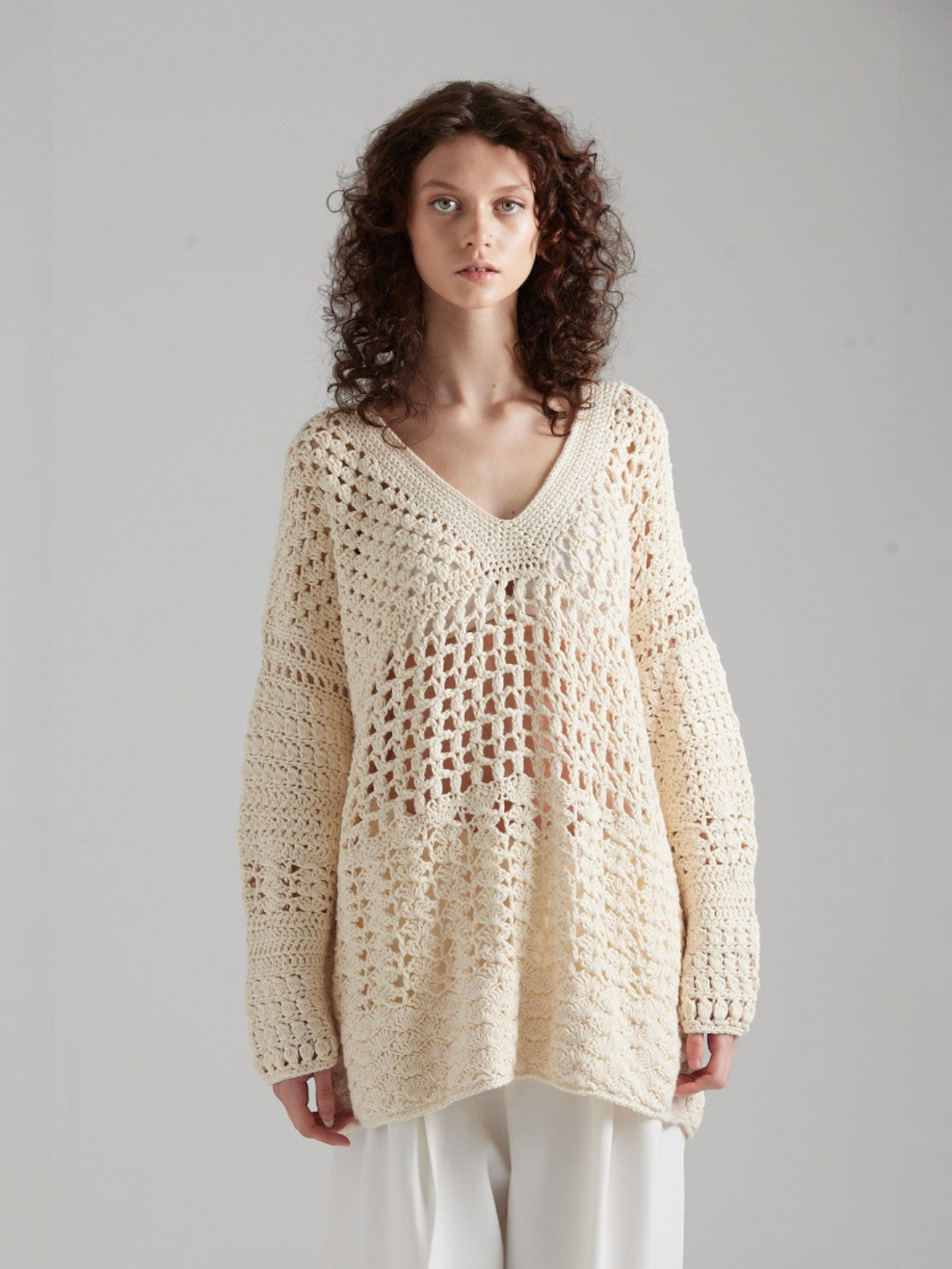 Ulla Sweater | Ecru Ulla Sweater | Ecru