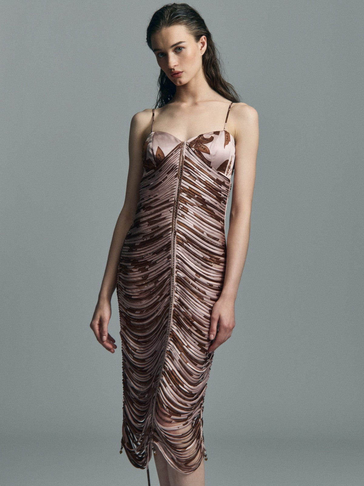 Blush Vine Midi Dress Blush Vine Midi Dress