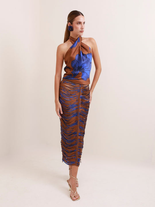 Danielle Printed Maxi Skirt