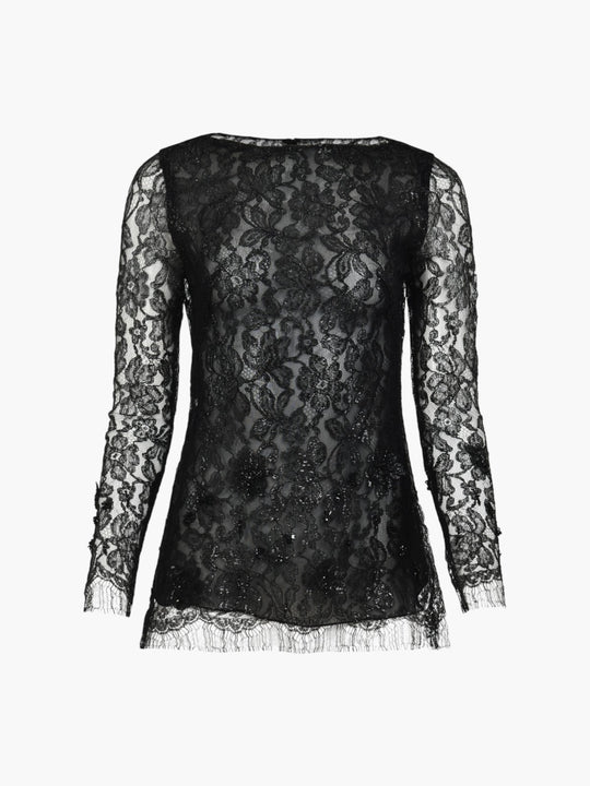 Elipse Lurex Blouse | Black