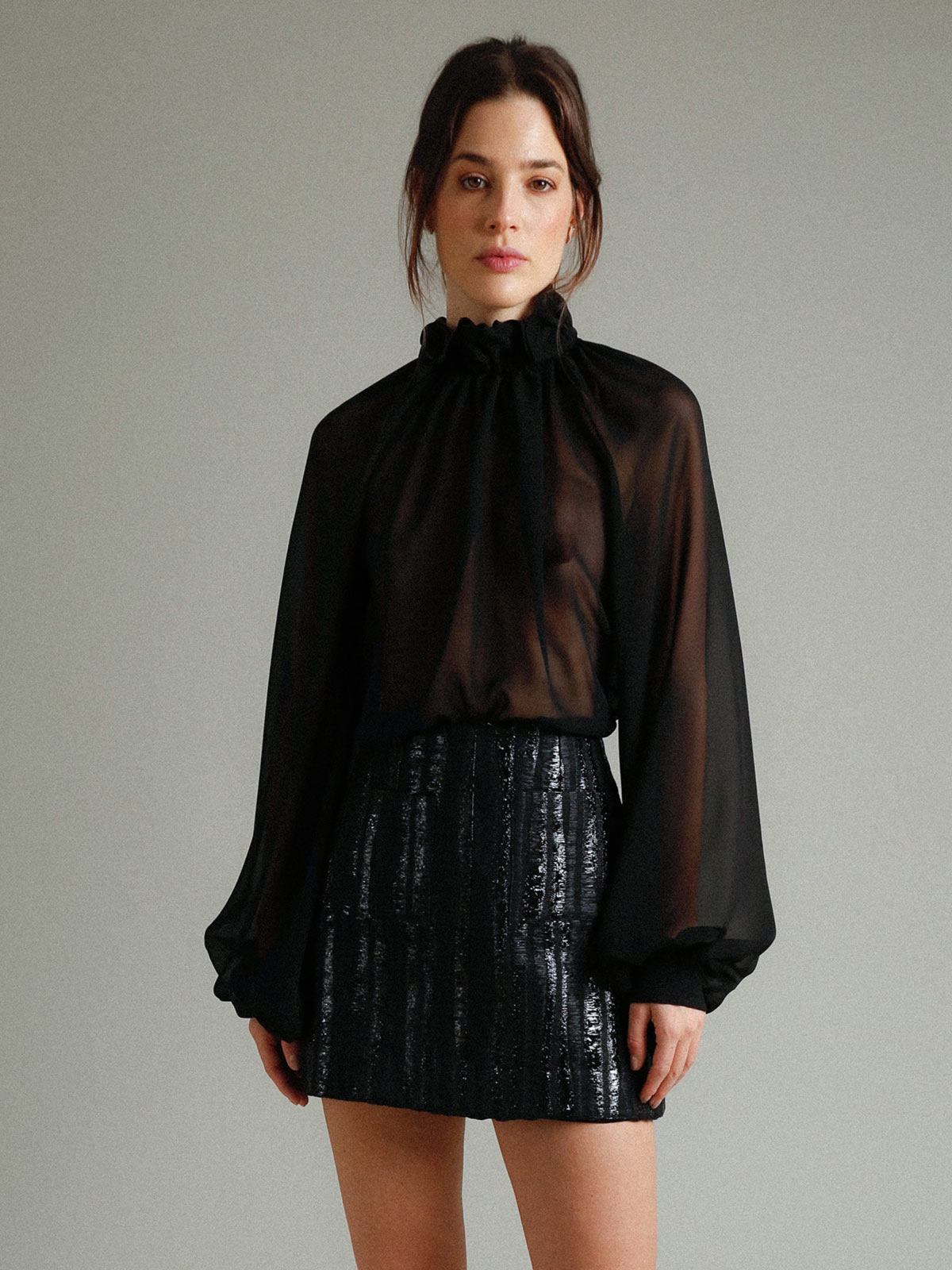 Tortuga Silk Top | Black Tortuga Silk Top | Black