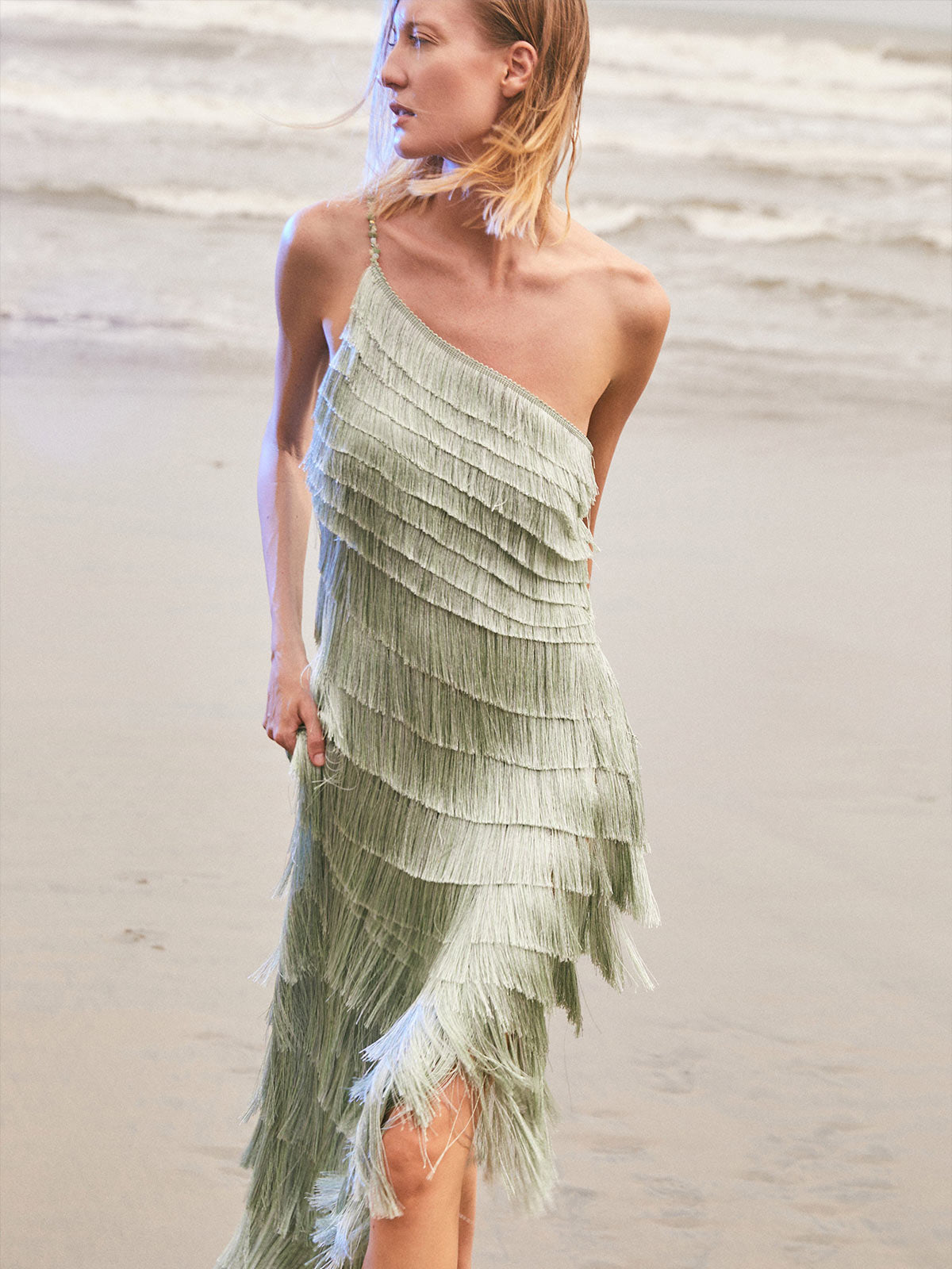 Francesca Miranda | Isidora Fringe Dress | Mint | Fashionkind 8 Francesca Miranda | Isidora Fringe Dress | Mint | Fashionkind 8