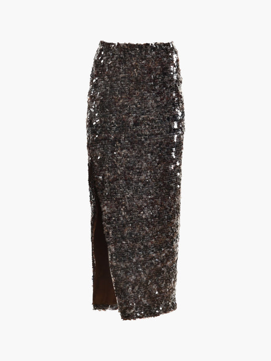 Midnight Oasis Sequin Skirt