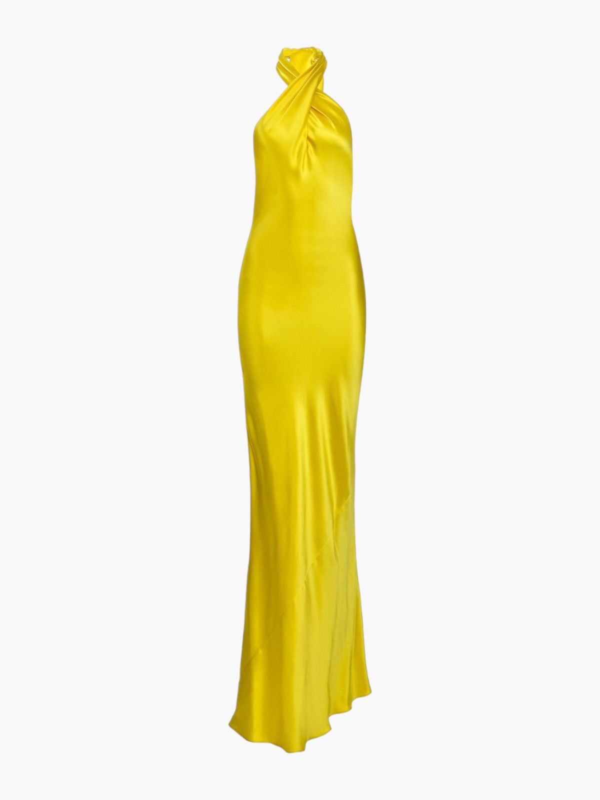 Olivia Halter Silk Dress Olivia Halter Silk Dress - Fashionkind