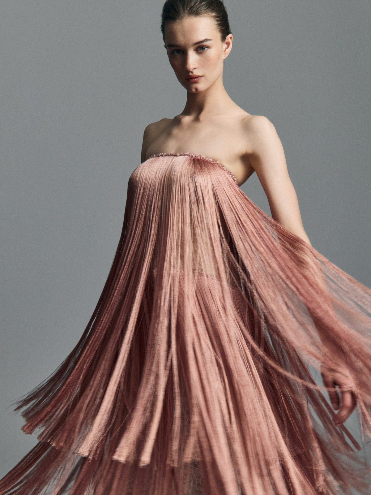 Pink Dune Fringe Dress