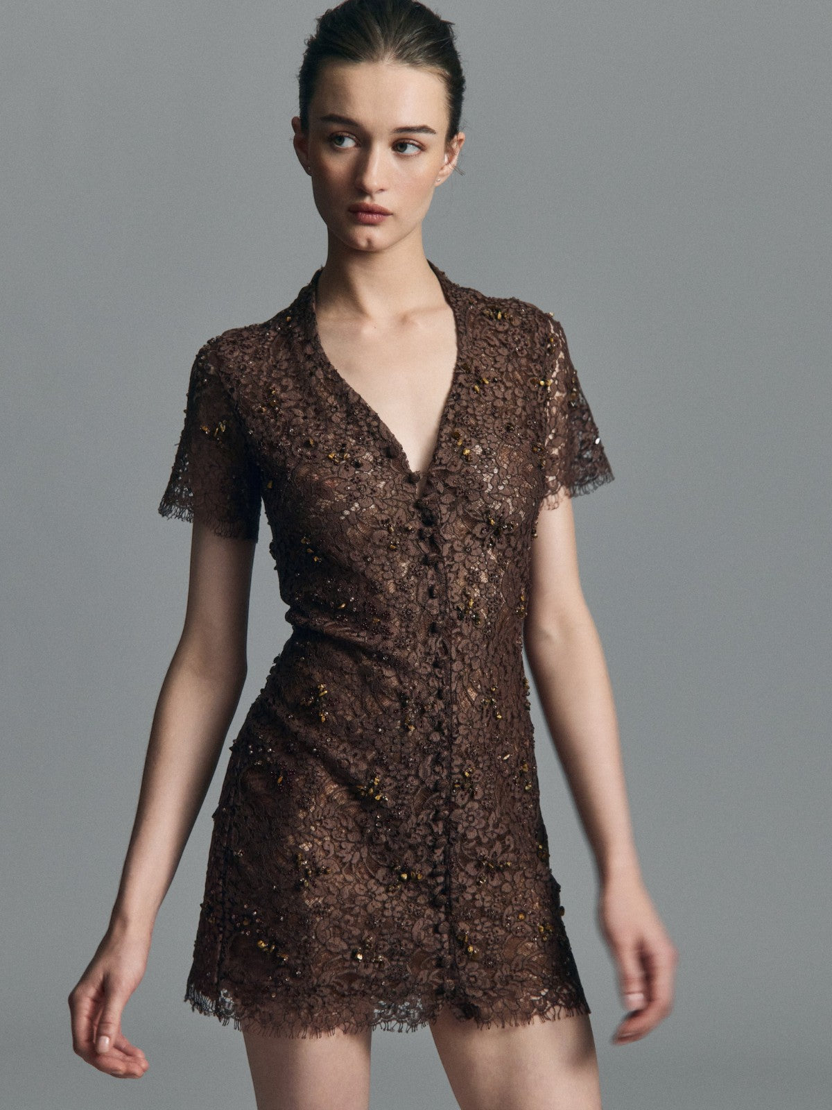 Sunlace Moccha Mini Dress Sunlace Moccha Mini Dress