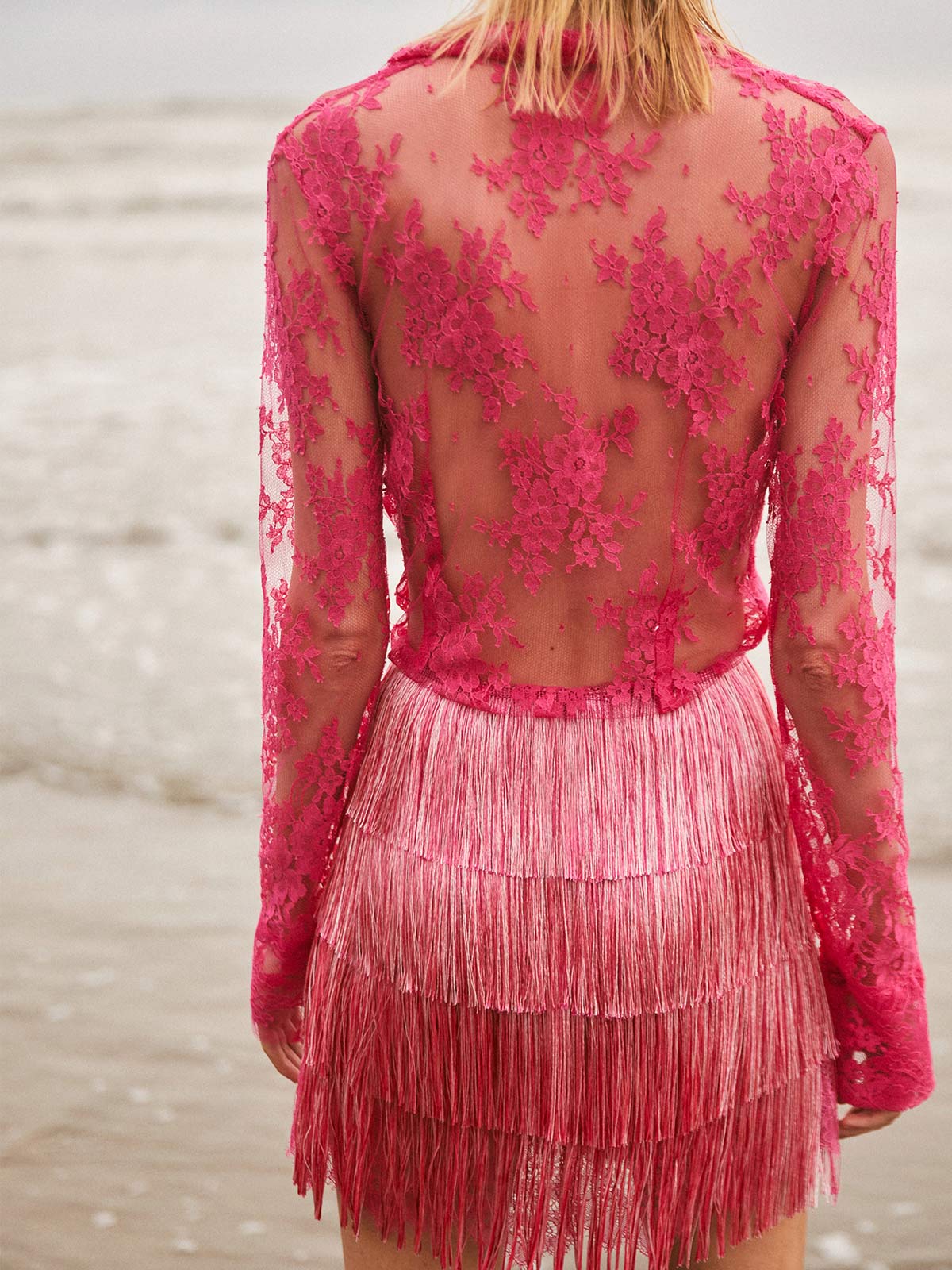 Sunrise Fringe Mini Skirt Sunrise Fringe Mini Skirt