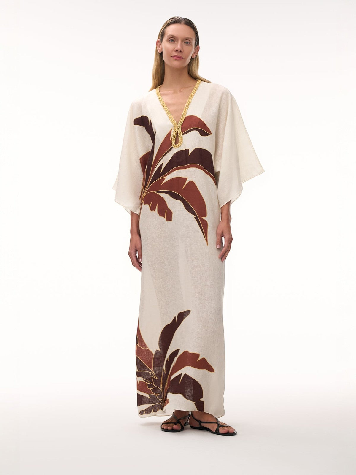 Andina Hand Embroidered Linen Tunic | Terra Palm Andina Hand Embroidered Linen Tunic | Terra Palm