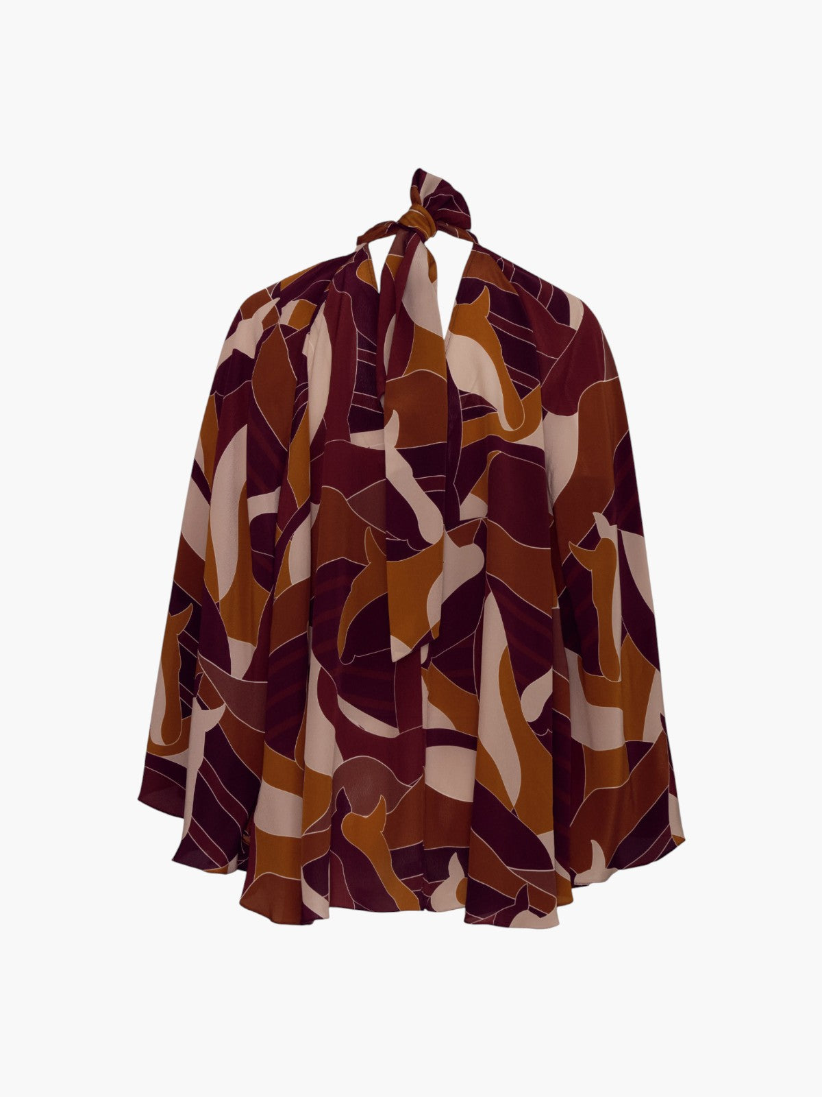 Boho Crepe Chine Blouse | Purple Horses Boho Crepe Chine Blouse | Purple Horses