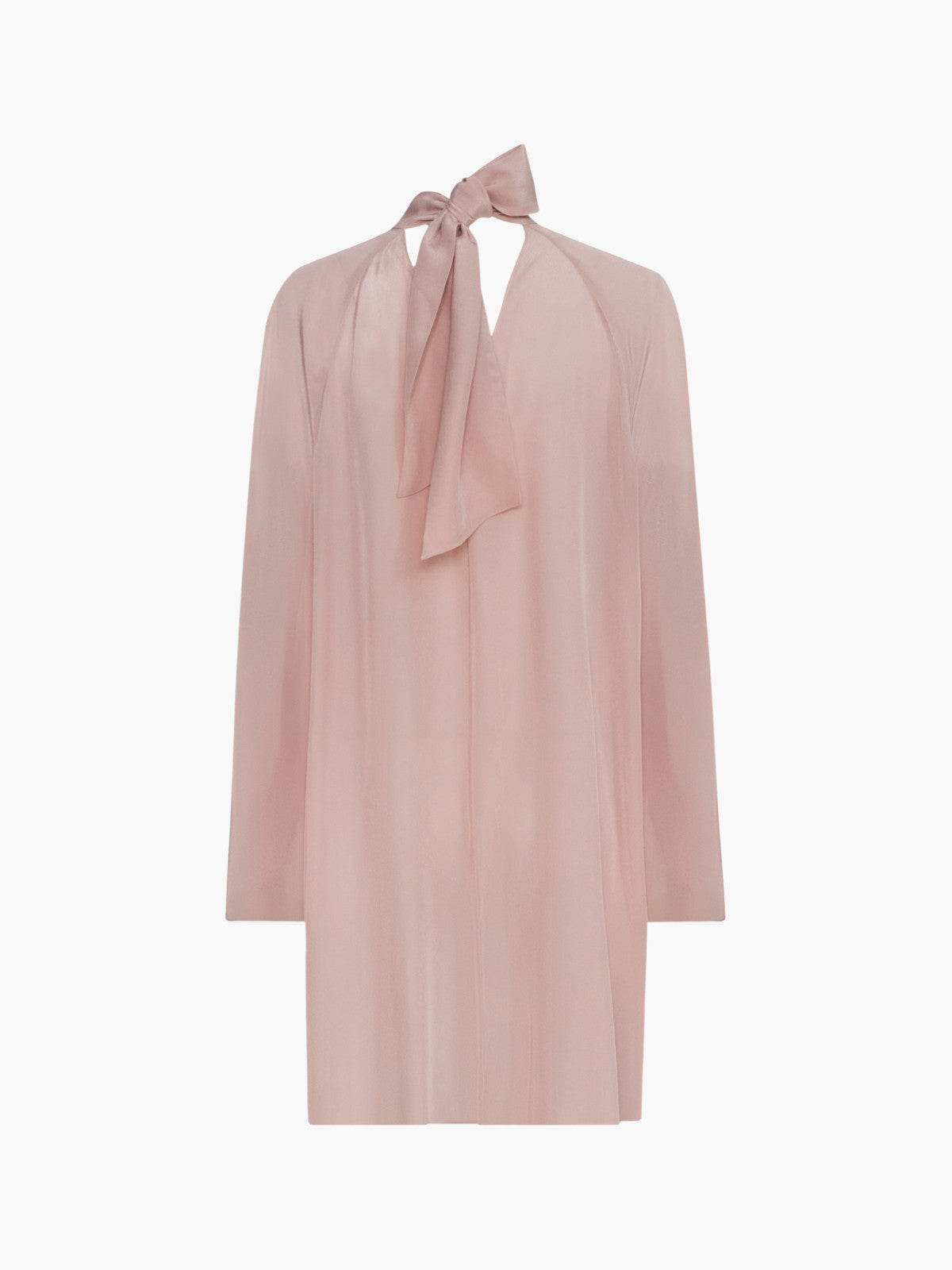 Boho Crepe Chine Mini Dress | Dust Pink Boho Crepe Chine Mini Dress | Dust Pink