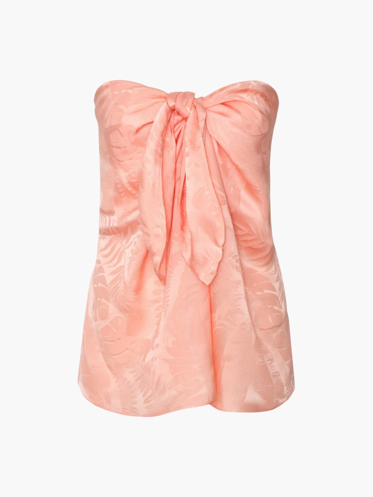 Cayetana Silk Jacquard Blouse | Peach Cayetana Silk Jacquard Blouse | Peach - Fashionkind
