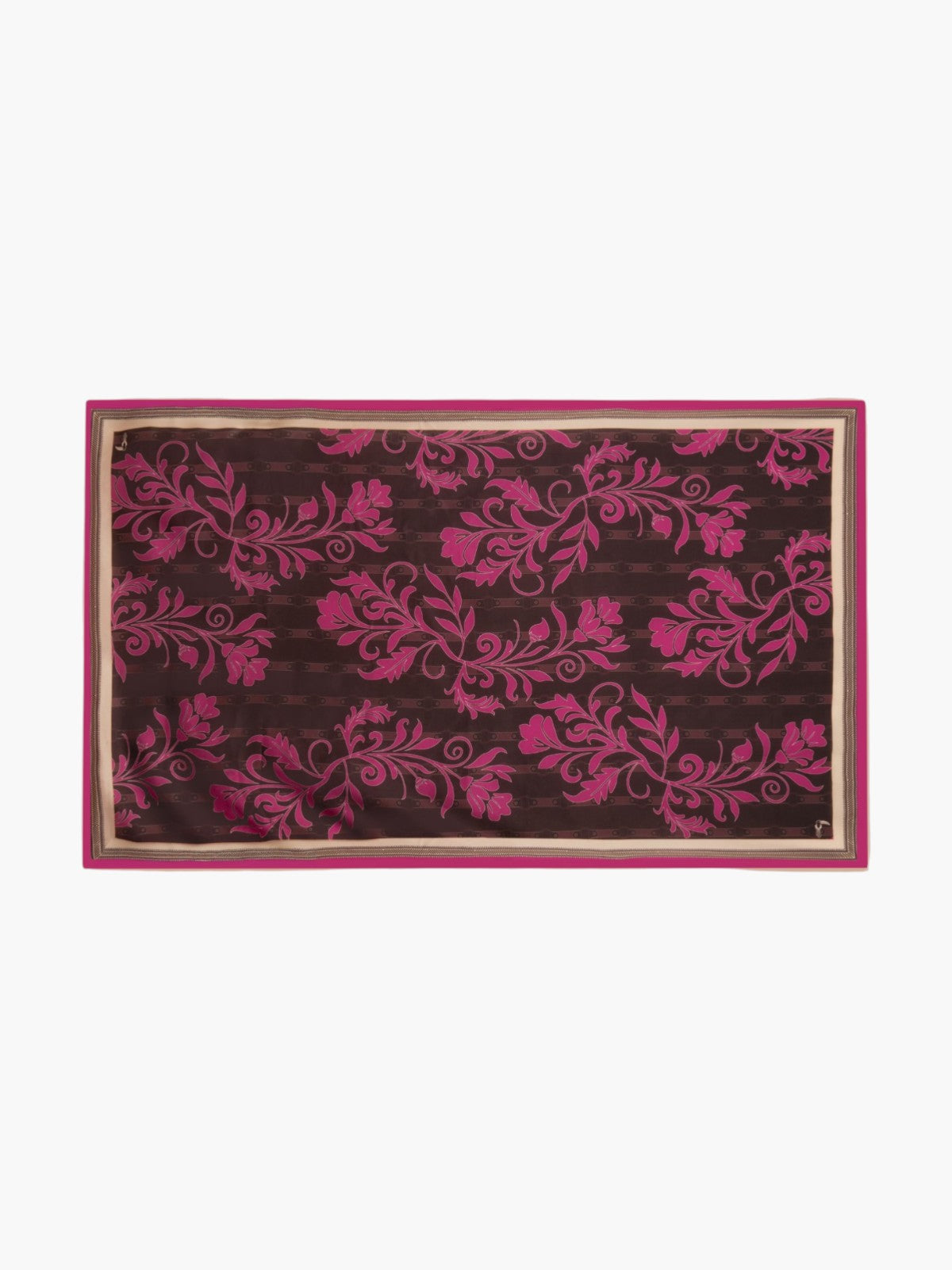 De La Falaise Cotton Silk Sarong | Fuchsia Flowers De La Falaise Cotton Silk Sarong | Fuchsia Flowers - Fashionkind