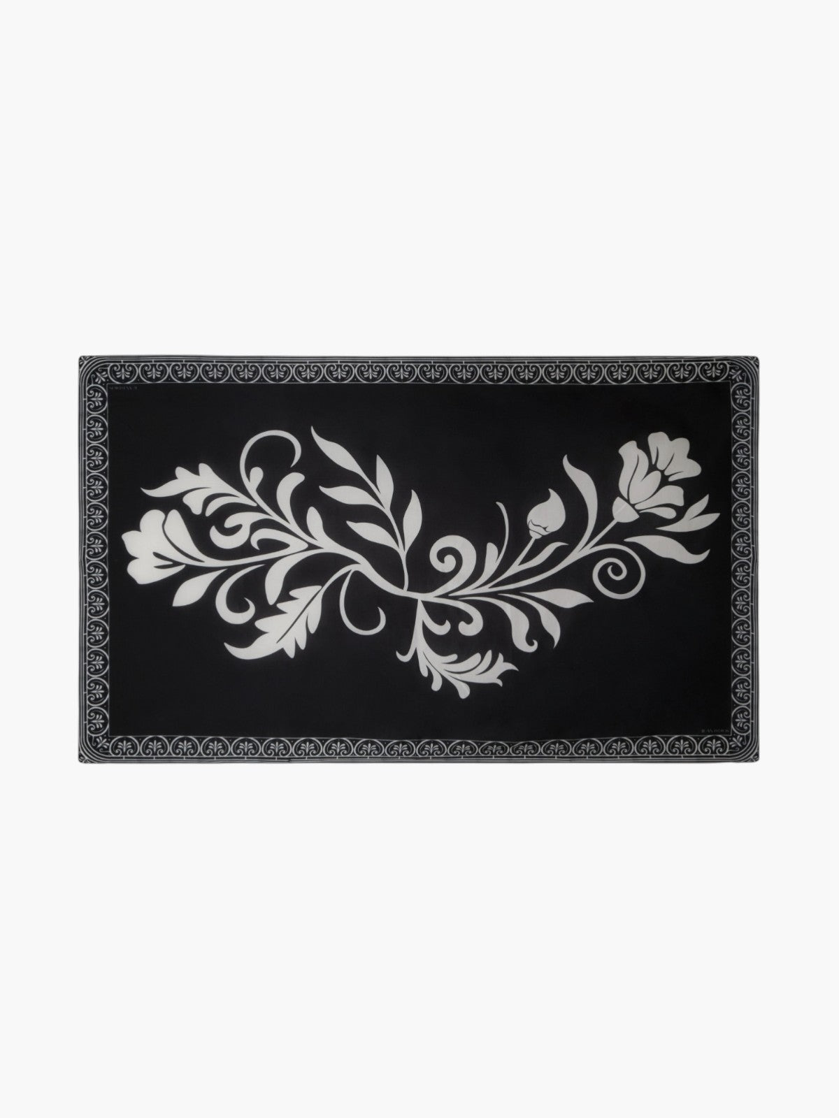 De La Falaise Cotton Silk Sarong | Ivory Flowers De La Falaise Cotton Silk Sarong | Ivory Flowers - Fashionkind