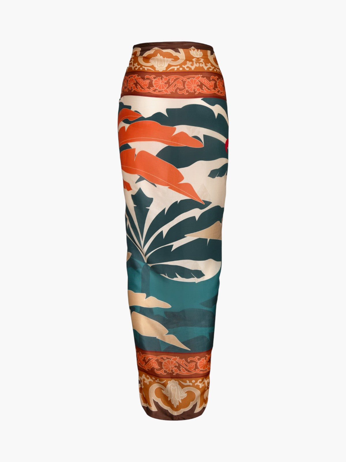 De La Falaise Cotton Silk Sarong | Peach Dancer De La Falaise Cotton Silk Sarong | Peach Dancer