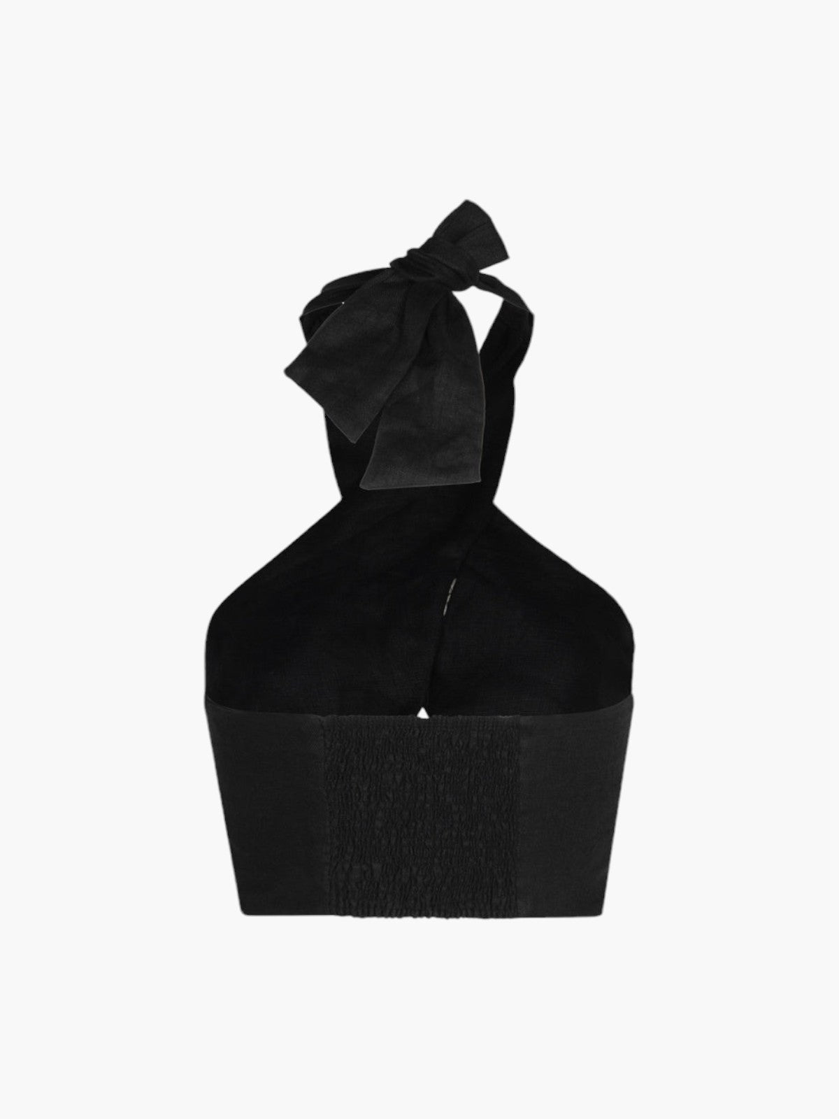 Emilia Embroidered Linen Top | Black Emilia Embroidered Linen Top | Black - Fashionkind