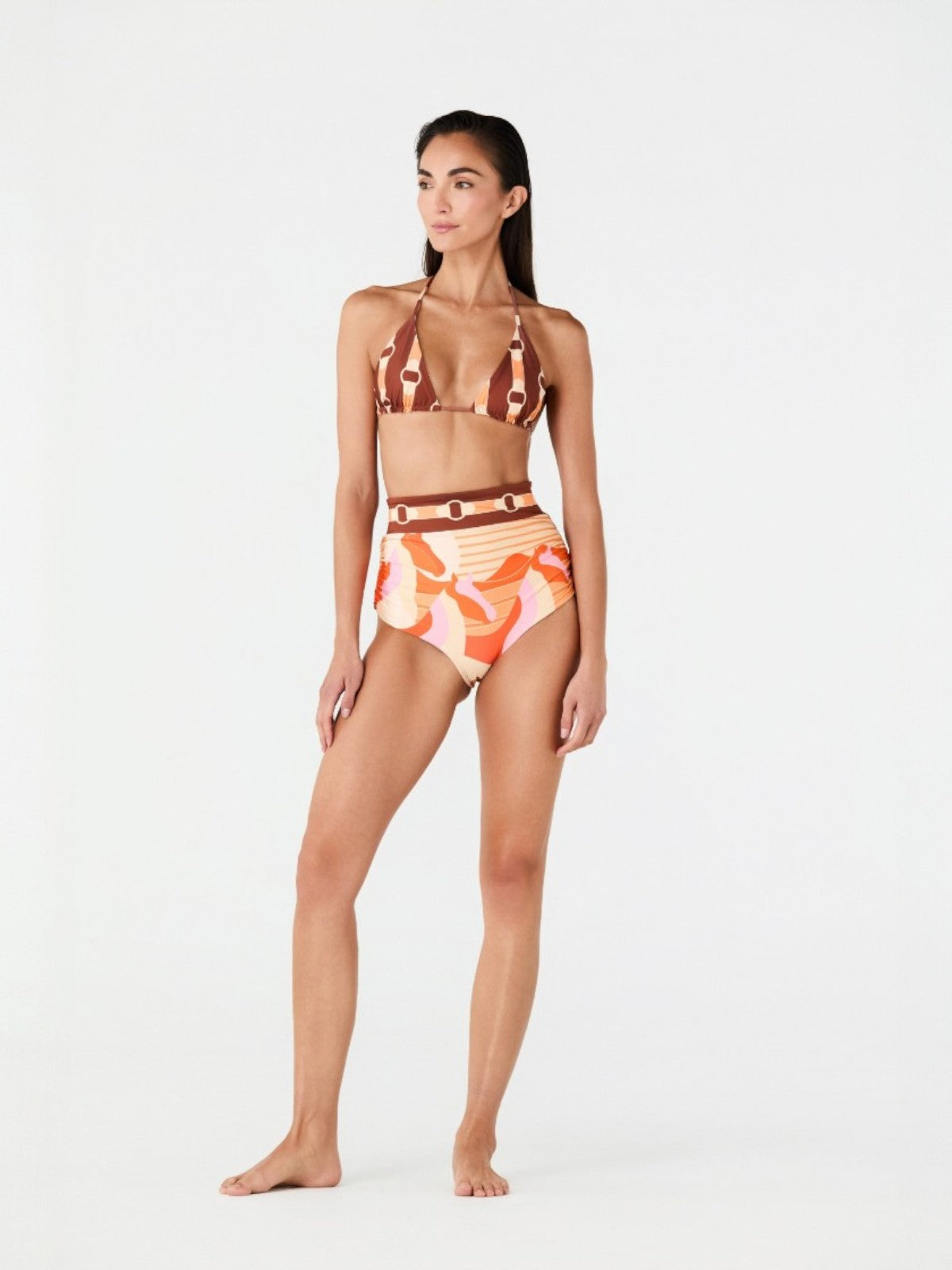 Gorgona Top | Orange Horse Reins/Peach Gorgona Top | Orange Horse Reins/Peach - Fashionkind