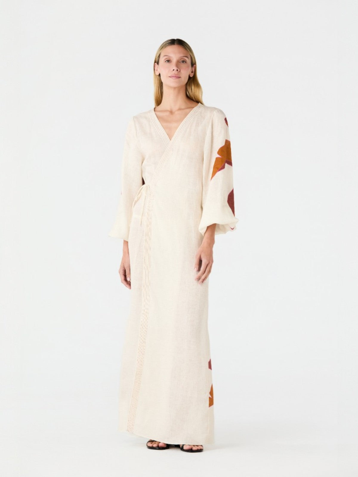 Hojarasca Linen Maxi Dress | Fuchsia Palm Hojarasca Linen Maxi Dress | Fuchsia Palm - Fashionkind