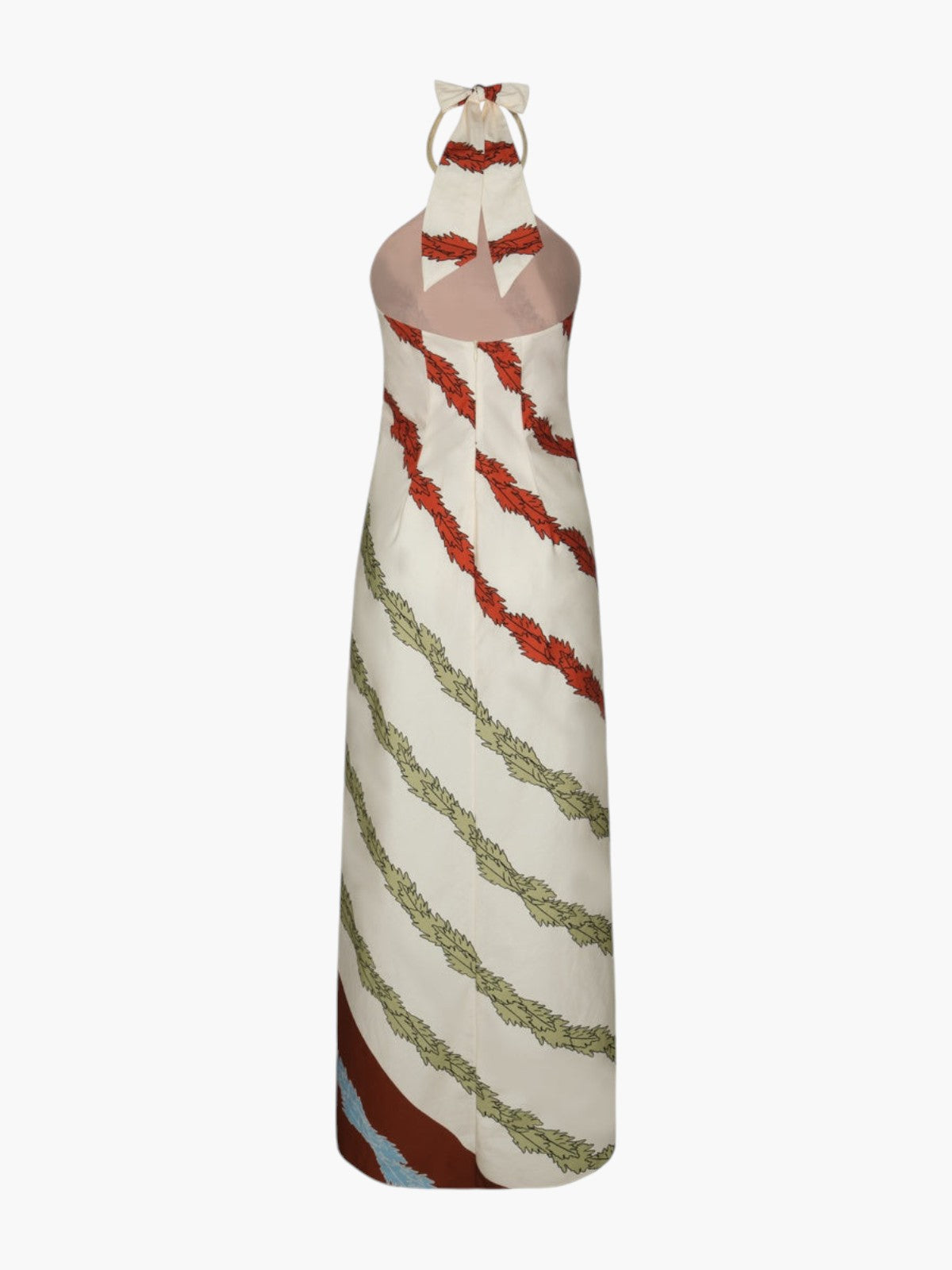 Ipanema Cotton Maxi Dress | Ivory Striped Helechos Ipanema Cotton Maxi Dress | Ivory Striped Helechos - Fashionkind