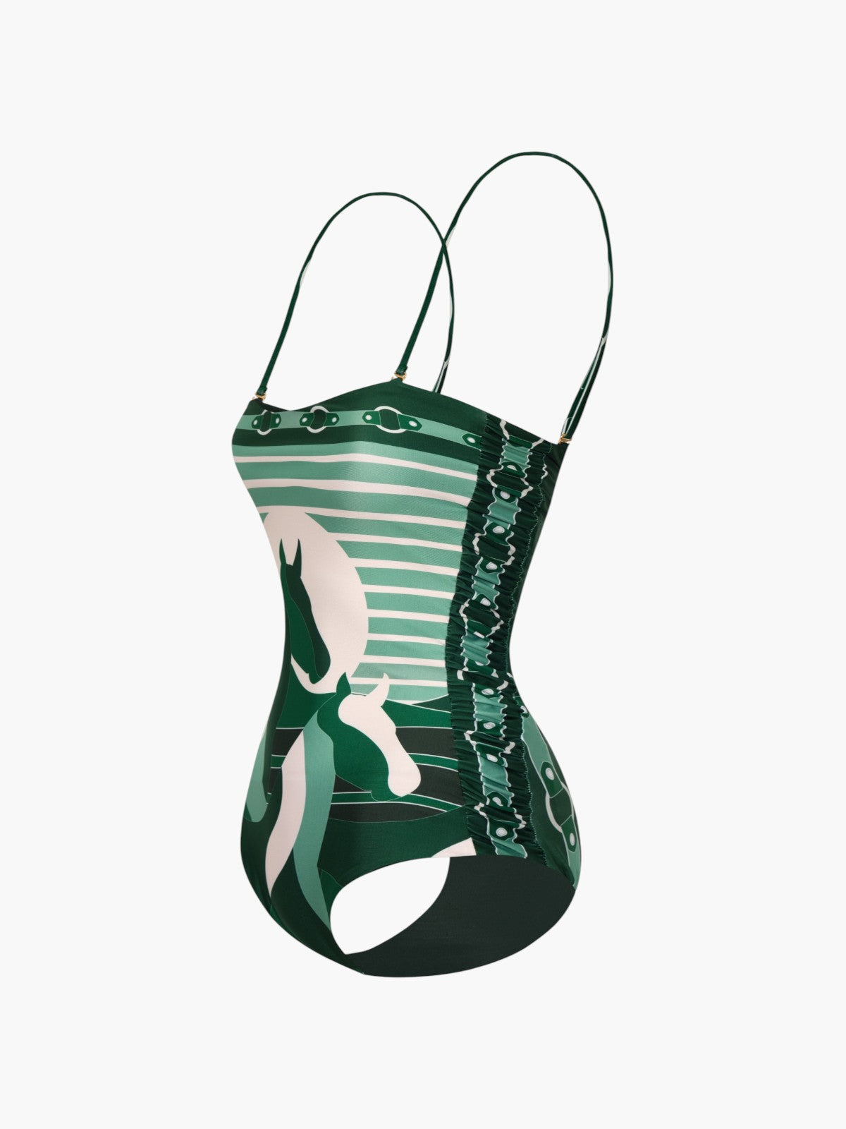 Las Balsas One Piece | Green Horses Las Balsas One Piece | Green Horses - Fashionkind