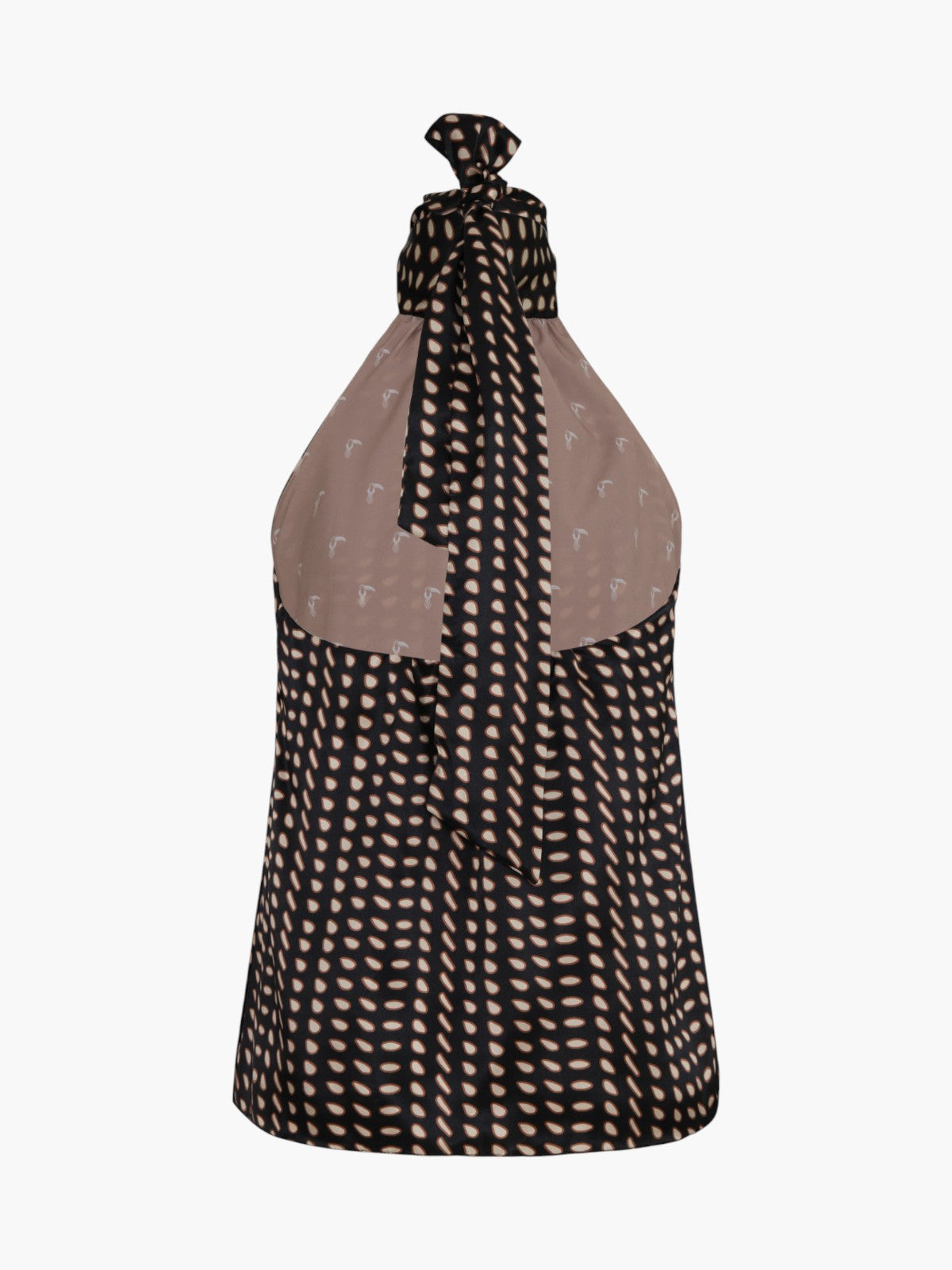 Magdalena Satin Silk Blouse | Black & Ivory Seeds Magdalena Satin Silk Blouse | Black & Ivory Seeds