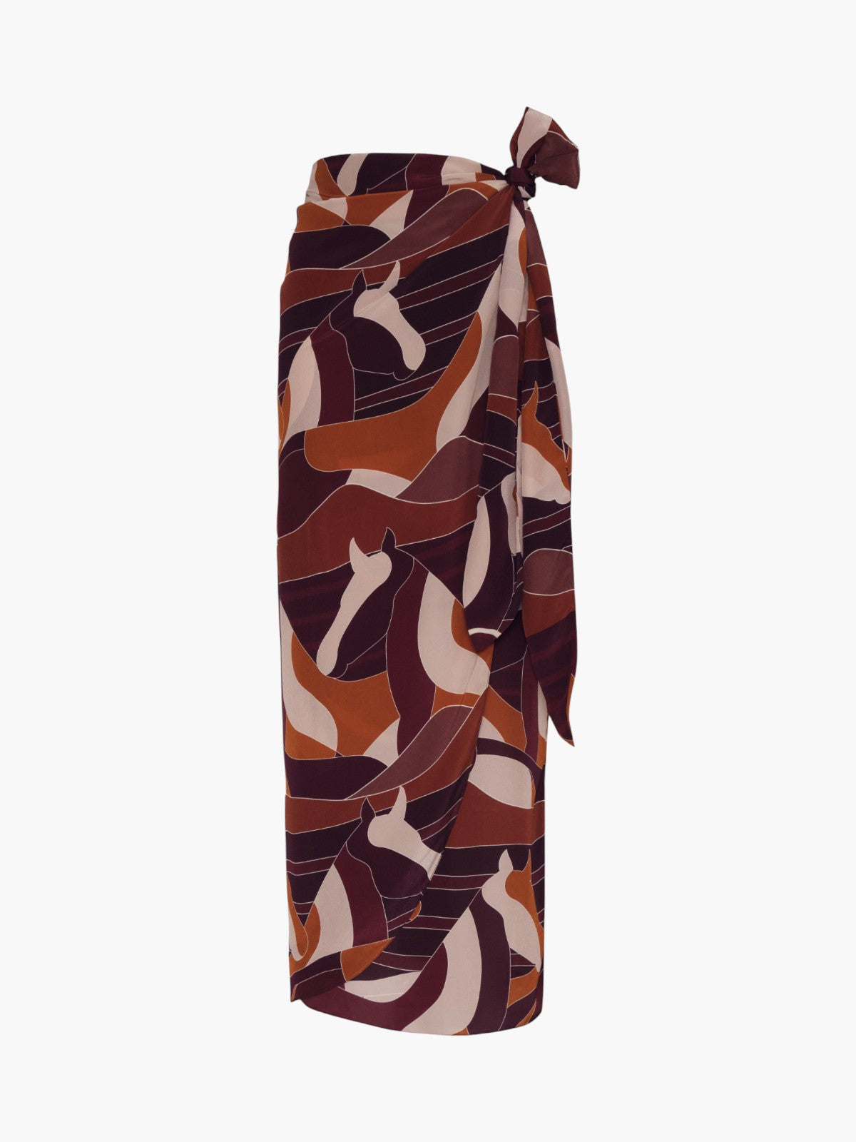 Mapara Crepe Chine Skirt | Purple Horses Mapara Crepe Chine Skirt | Purple Horses