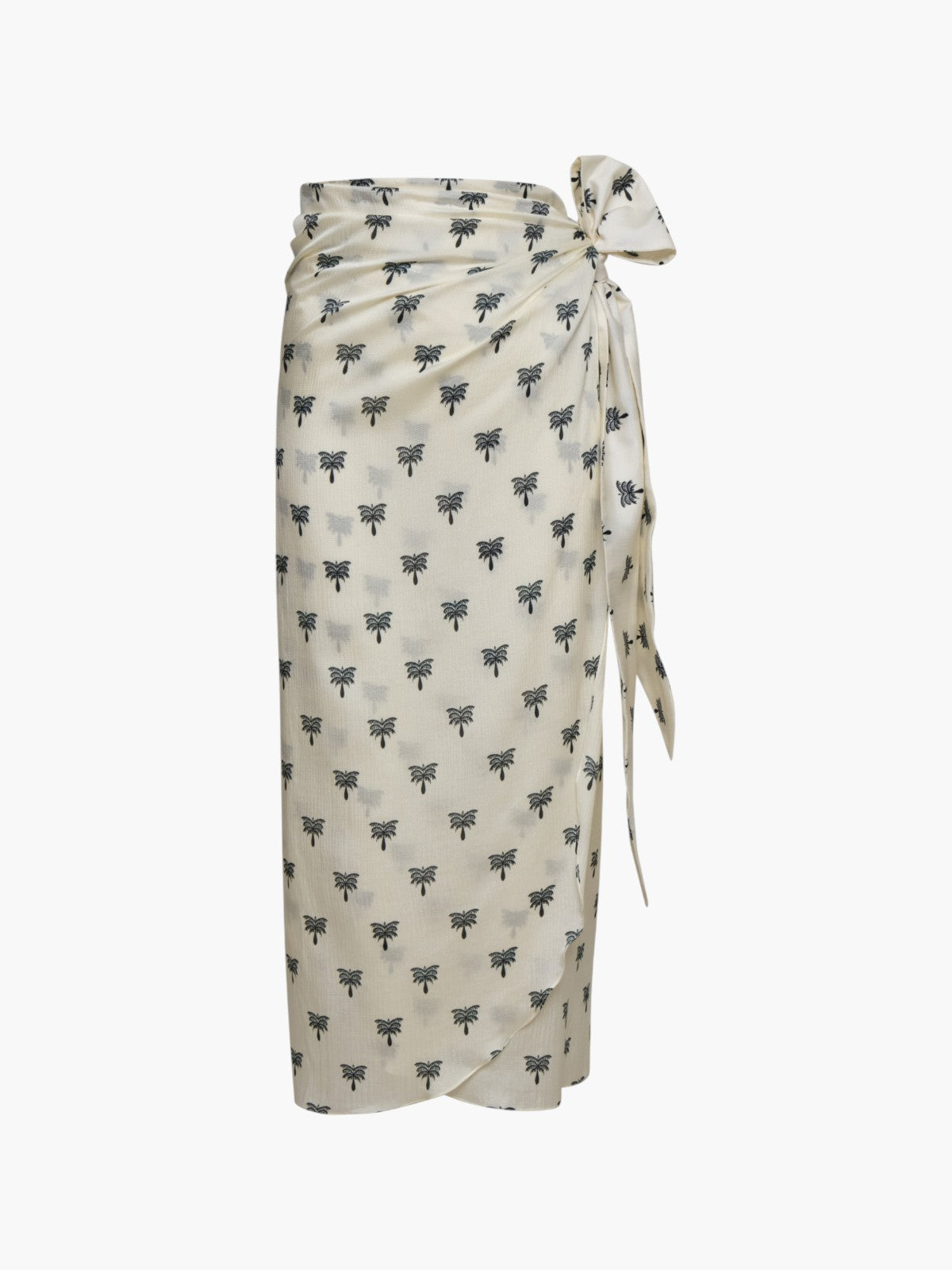 Mapara Martellato Silk Skirt | Ivory/Black Polka Palms Mapara Martellato Silk Skirt | Ivory/Black Polka Palms