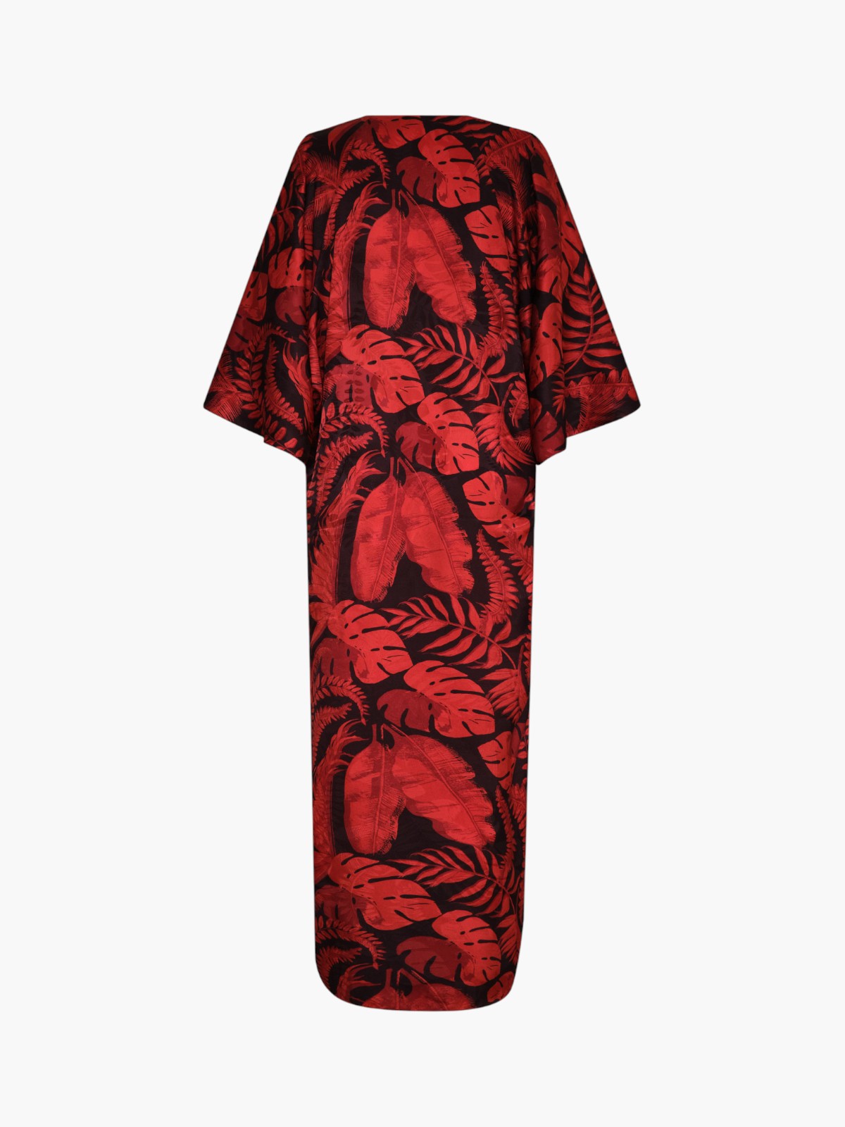 Mercedes Silk Jacquard Tunic | Cherry Rainforest Mercedes Silk Jacquard Tunic | Cherry Rainforest - Fashionkind