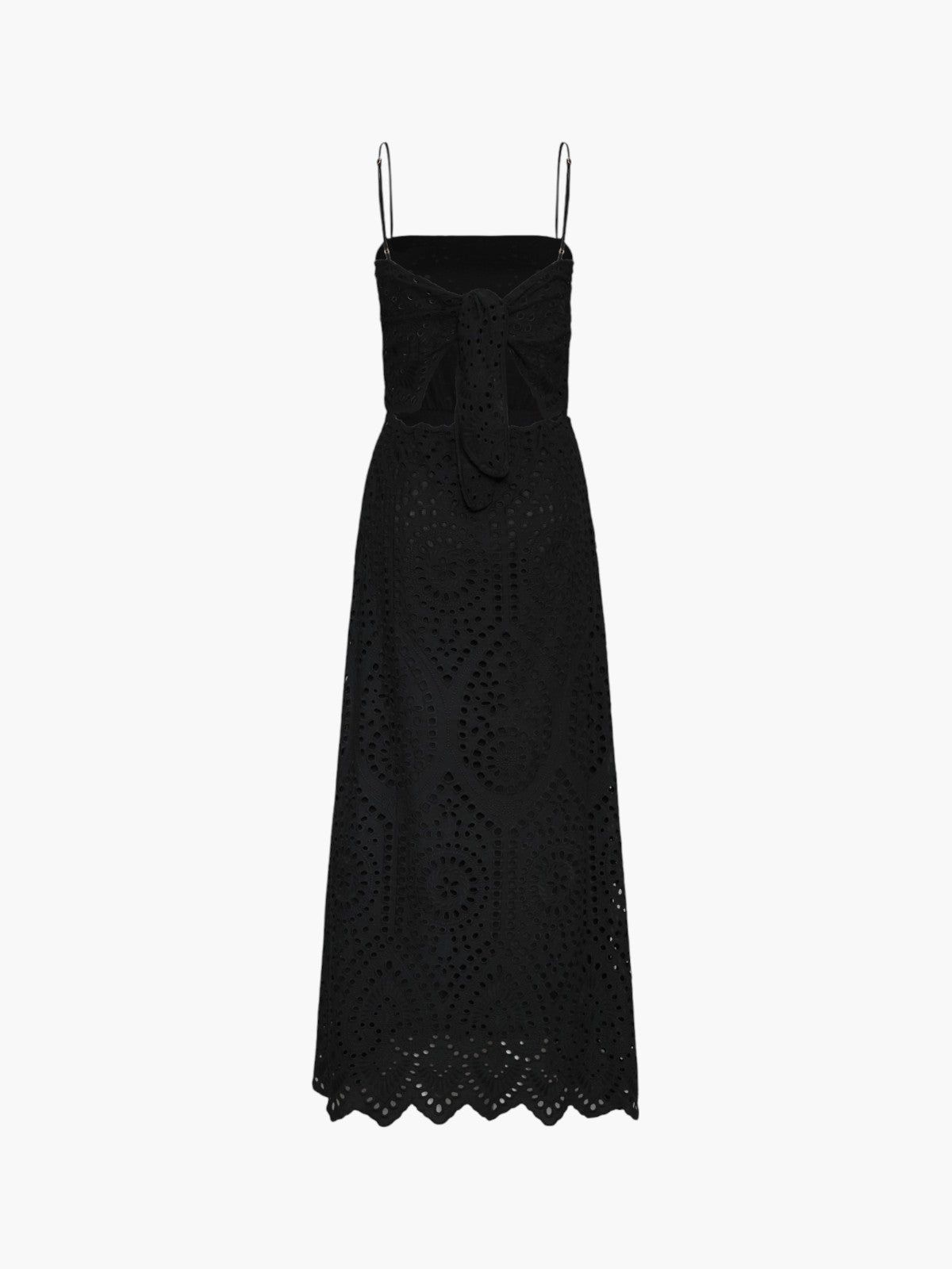 Nativa Cotton Eyelet Dress | Black Nativa Cotton Eyelet Dress | Black - Fashionkind