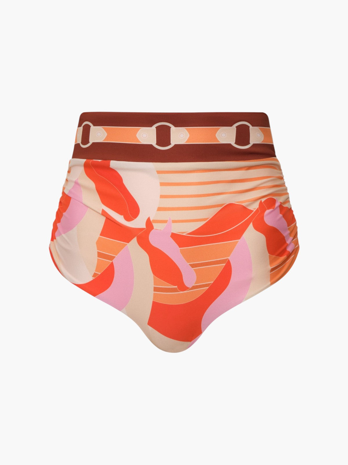Olinda Bottom | Orange Horses/Peach Olinda Bottom | Orange Horses/Peach - Fashionkind