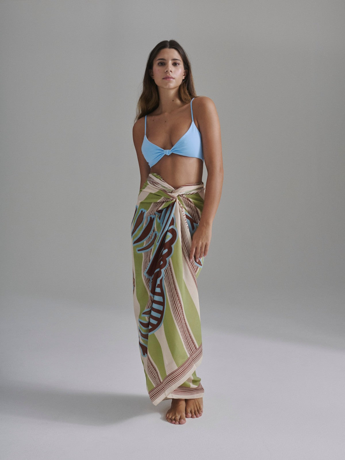 Pacifico Top | Sky Blue/Ivory Pacifico Top | Sky Blue/Ivory - Fashionkind