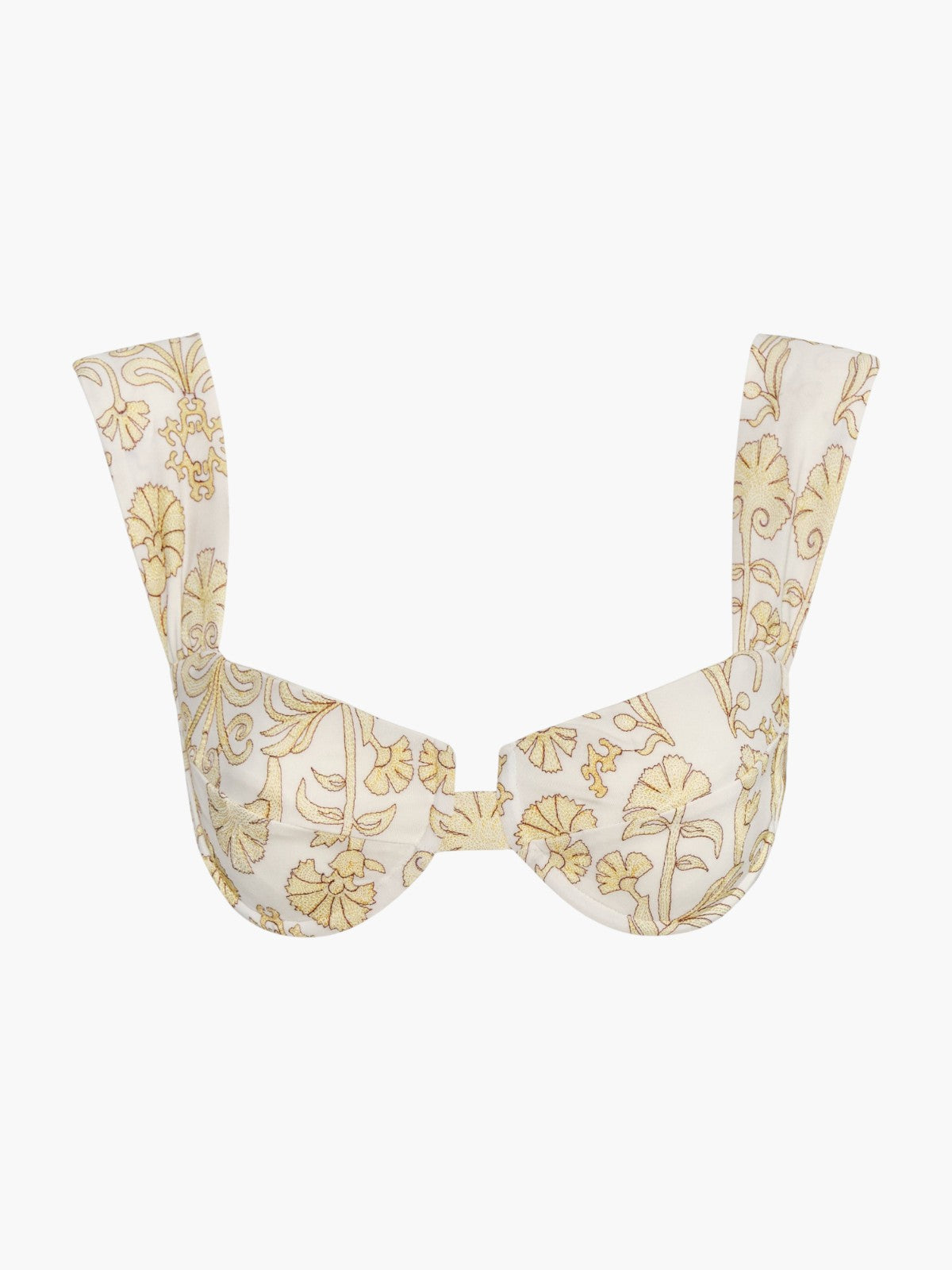 Sabina Embroidered Top | Yellow Flowers/Ivory Sabina Embroidered Top | Yellow Flowers/Ivory