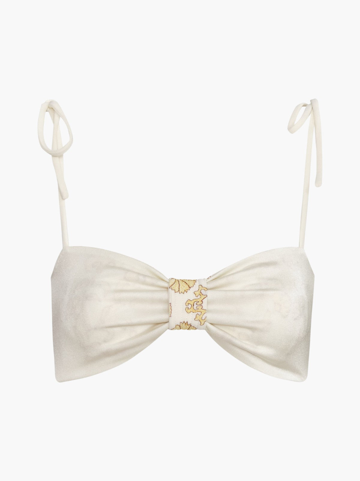 San Miguel Embroidered Top | Yellow Flowers/Ivory San Miguel Embroidered Top | Yellow Flowers/Ivory