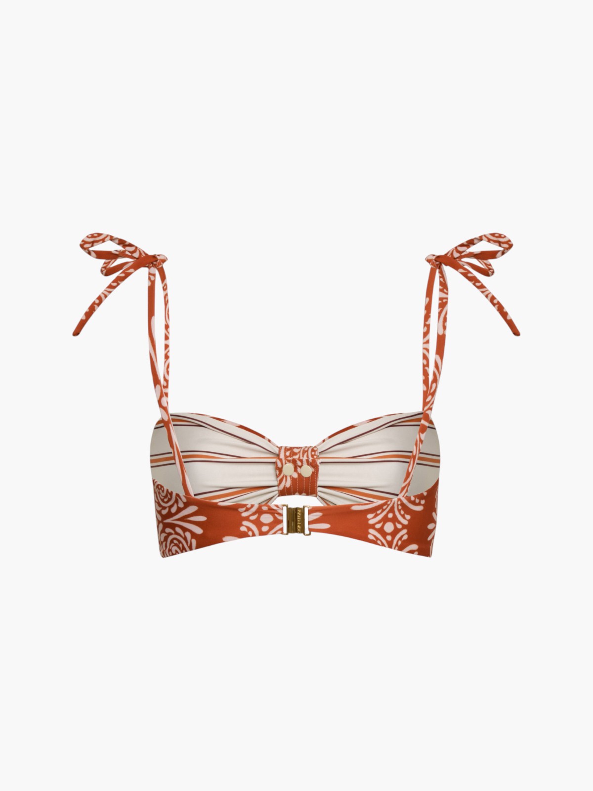 San Miguel Top | Red Arabesque/Orange Stripes San Miguel Top | Red Arabesque/Orange Stripes