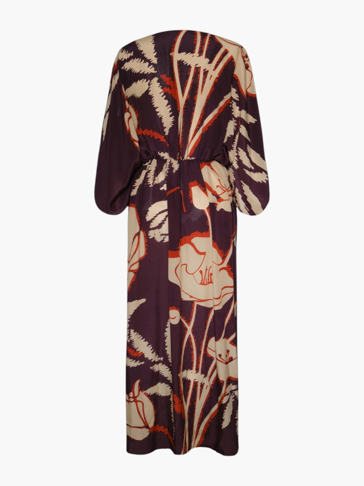 San Cipriano Crepe Chine Tunic | Purple Gladiolos San Cipriano Crepe Chine Tunic | Purple Gladiolos - Fashionkind