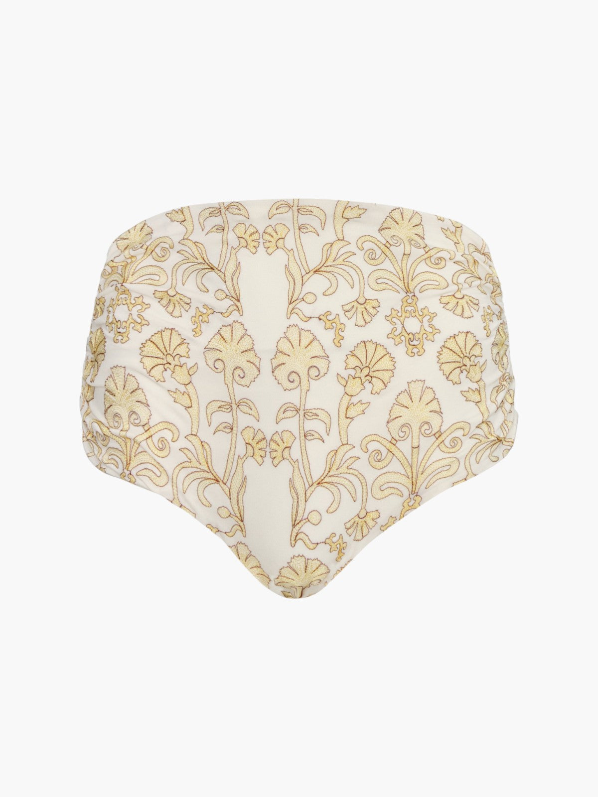 Victoria Embroidered Bottom | Yellow Flowers/Ivory