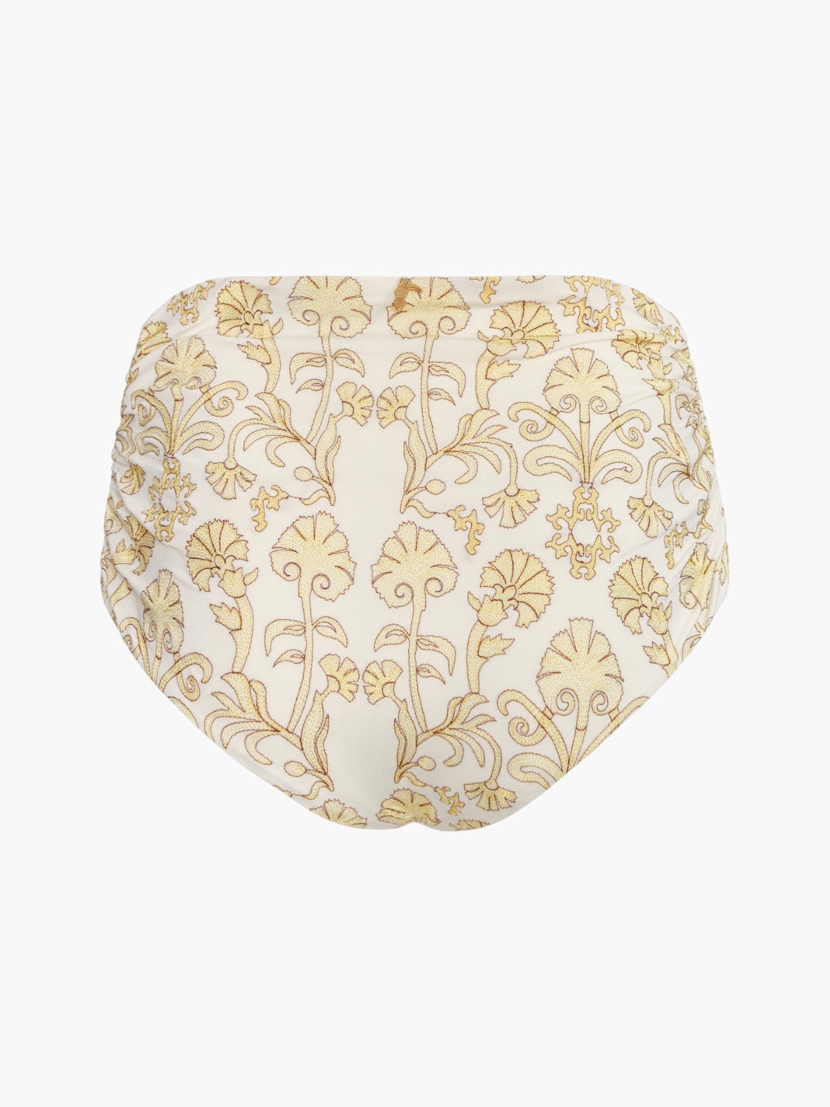 Victoria Embroidered Bottom | Yellow Flowers/Ivory