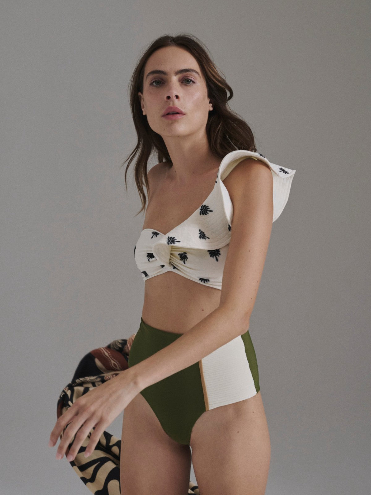 Barranquero Embroidered Top | Ivory/Black Polka Palms Barranquero Embroidered Top | Ivory/Black Polka Palms - Fashionkind