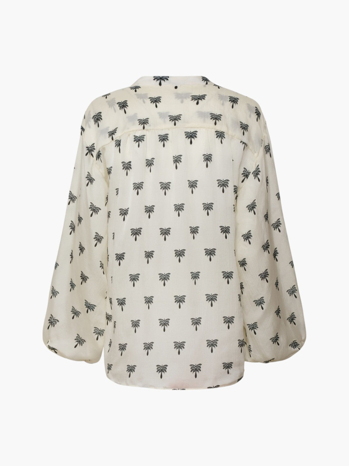 Don Simon Martellato Silk Shirt | Ivory/Black Polka Palms Don Simon Martellato Silk Shirt | Ivory/Black Polka Palms - Fashionkind
