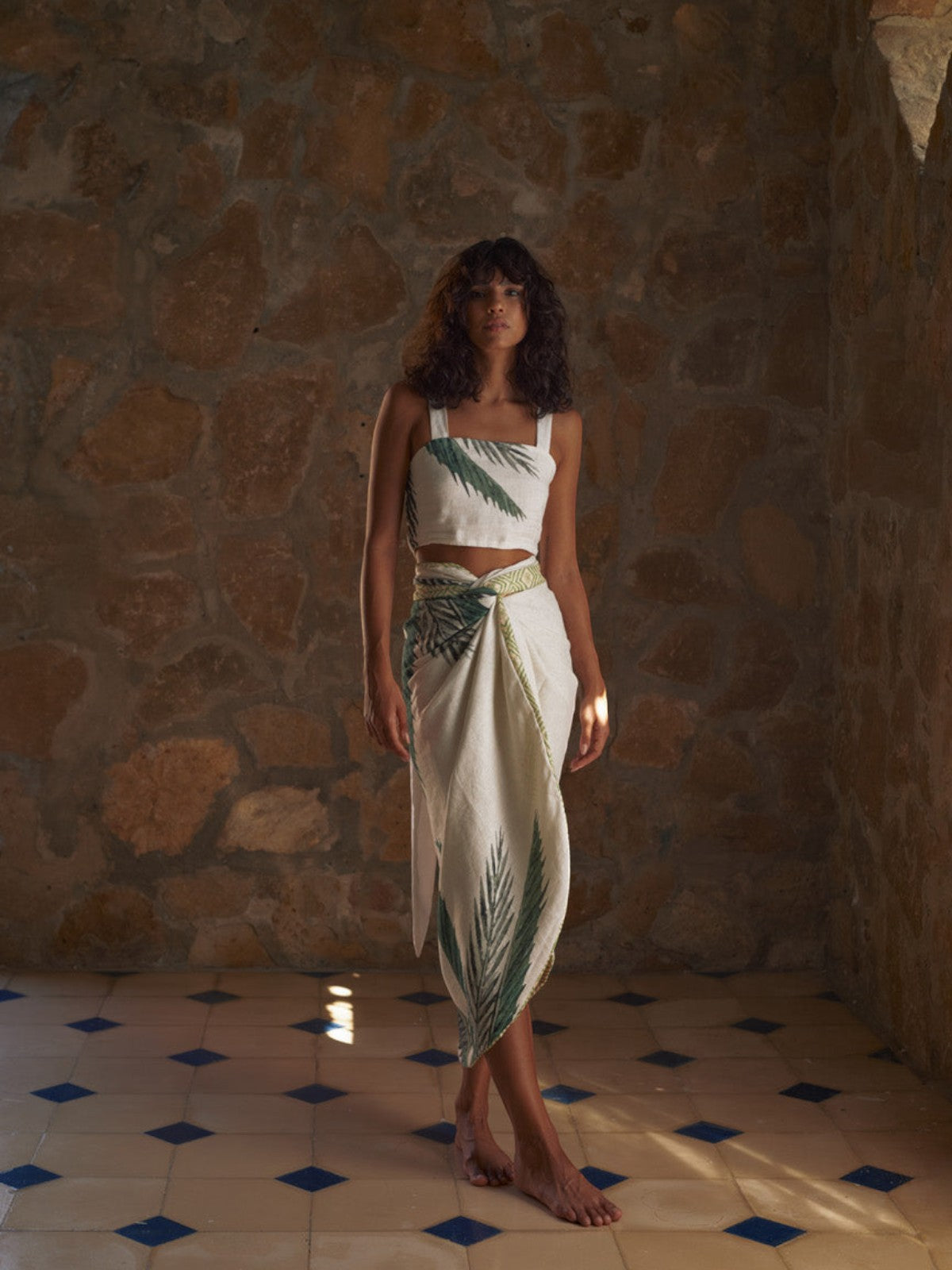 Guainia Linen Top | Ivory Palms Guainia Linen Top | Ivory Palms